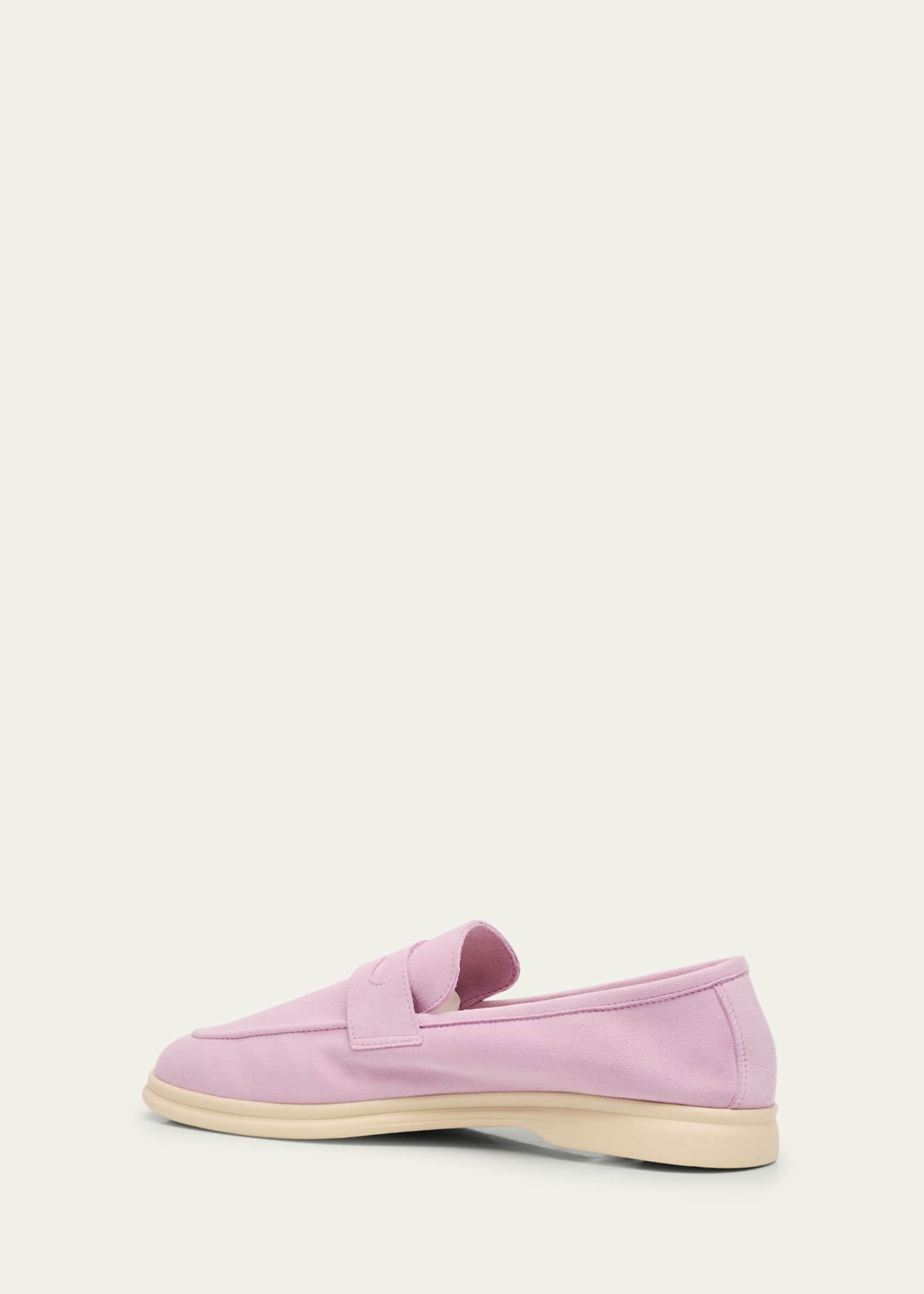 Sophique Essenziale Suede Penny Loafers Image 4 of 6