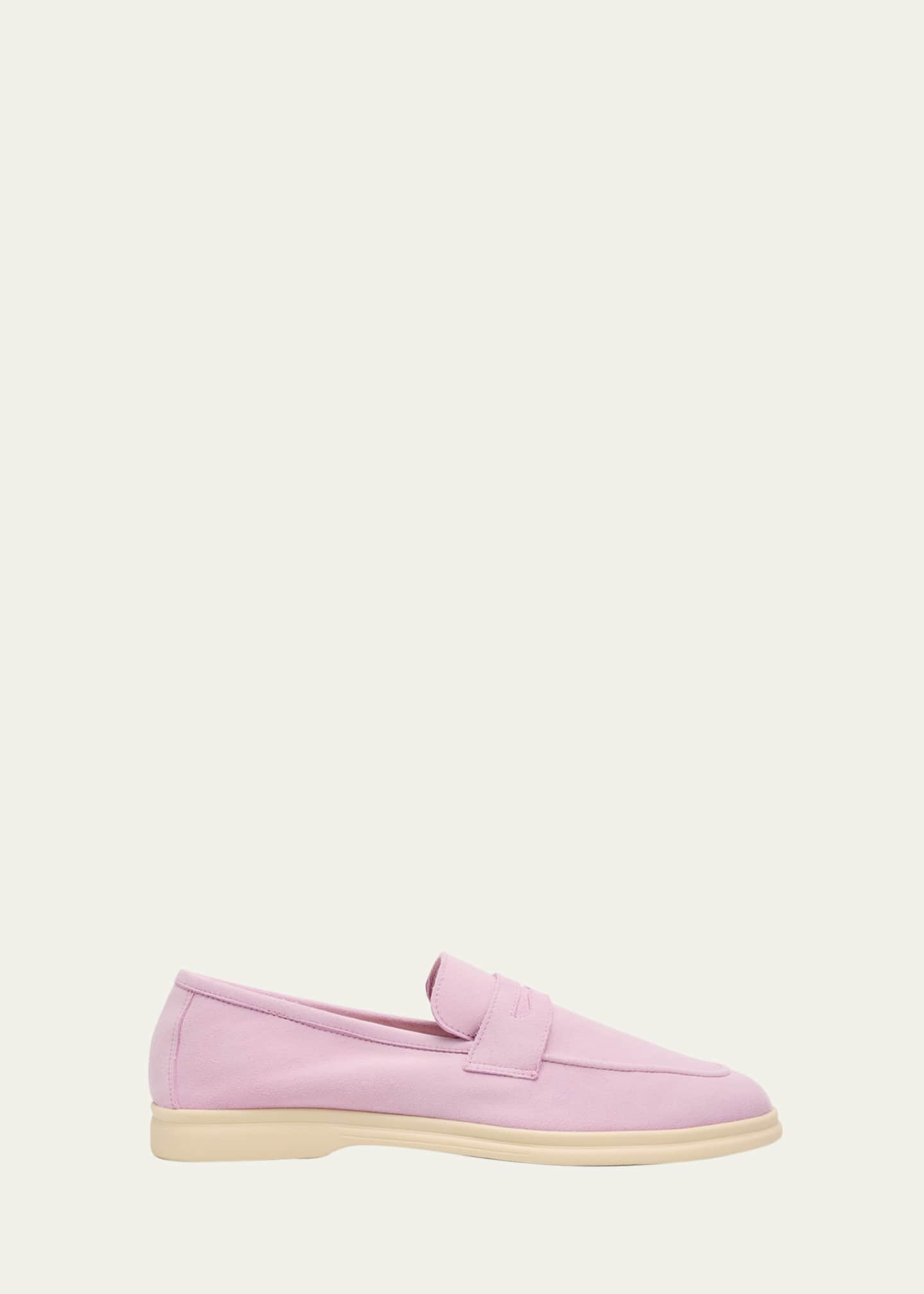 Sophique Essenziale Suede Penny Loafers Image 1 of 6