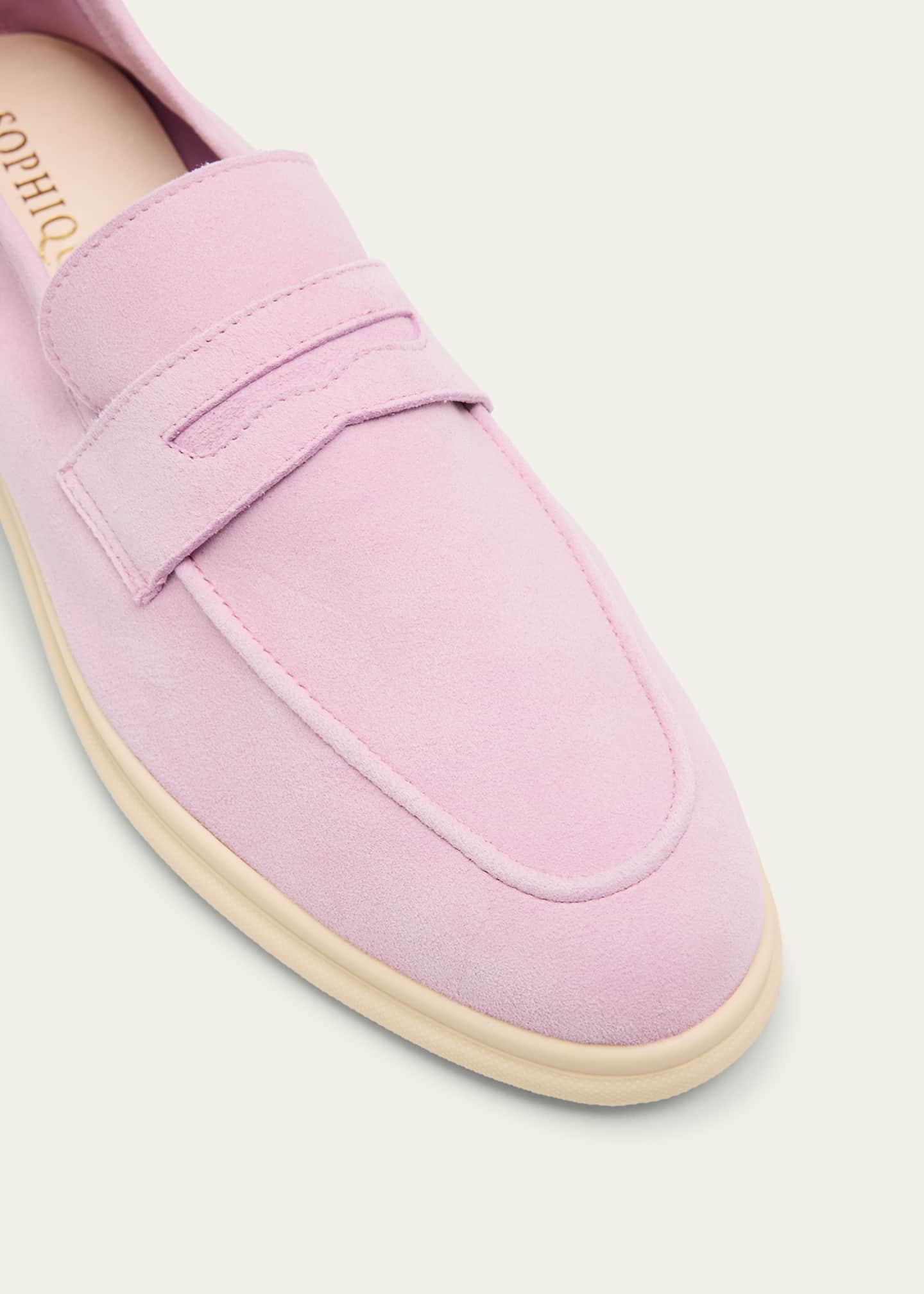 Sophique Essenziale Suede Penny Loafers Image 5 of 6