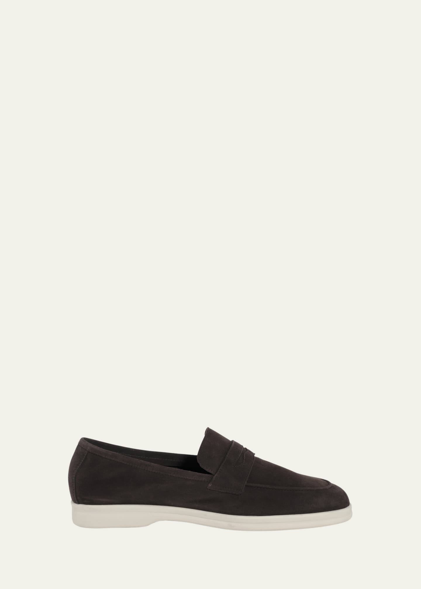 Sophique Essenziale Suede Penny Loafers Image 1 of 6