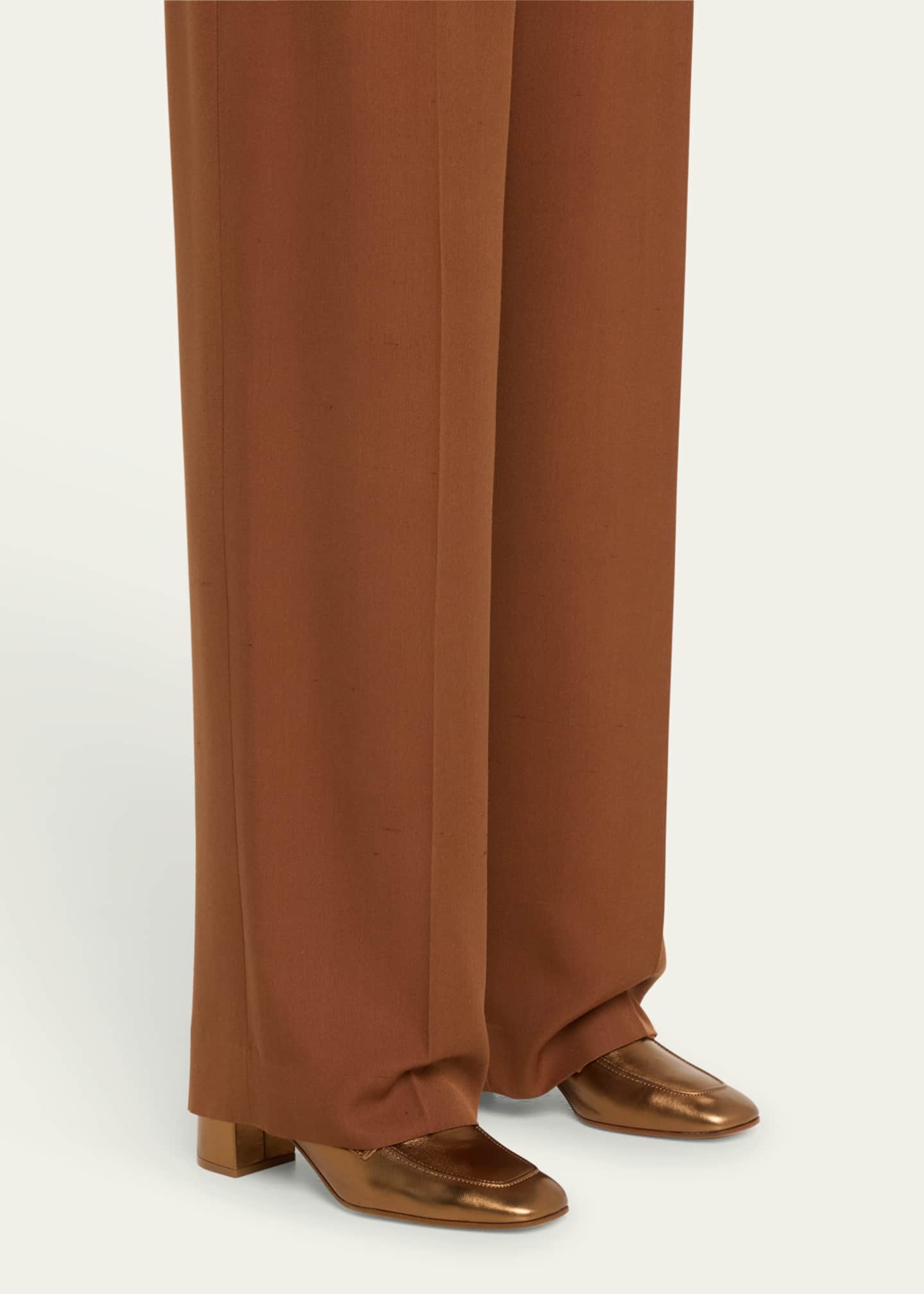 Sophique Essenziale Metallic Penny Loafer Pumps Image 2 of 3