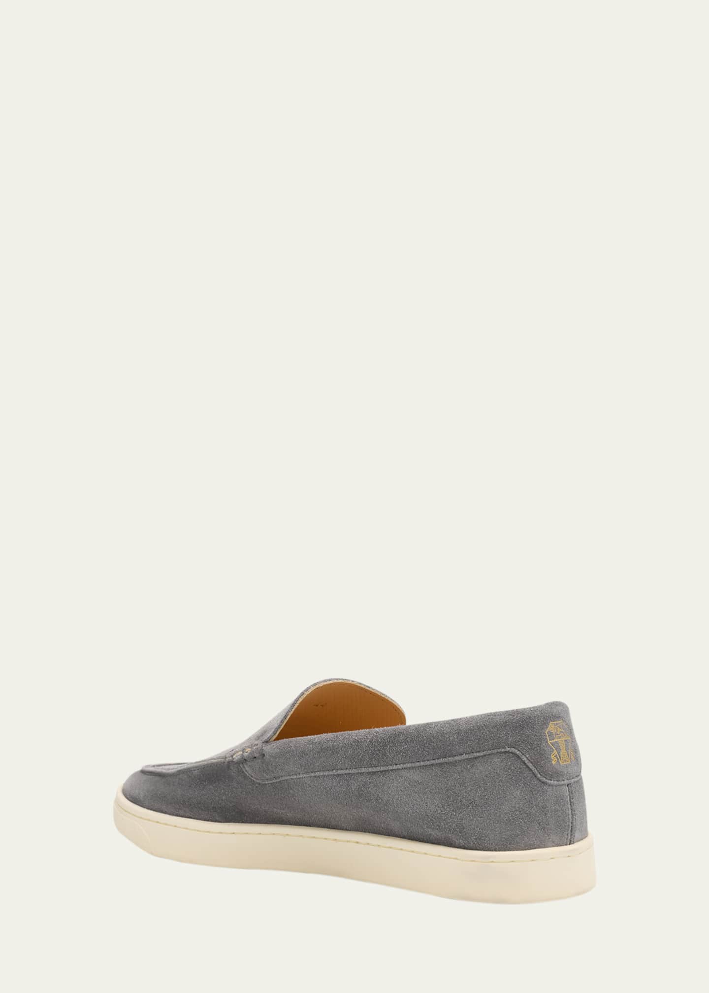 Men's Hybrid Venetian Suede Slip-Ons