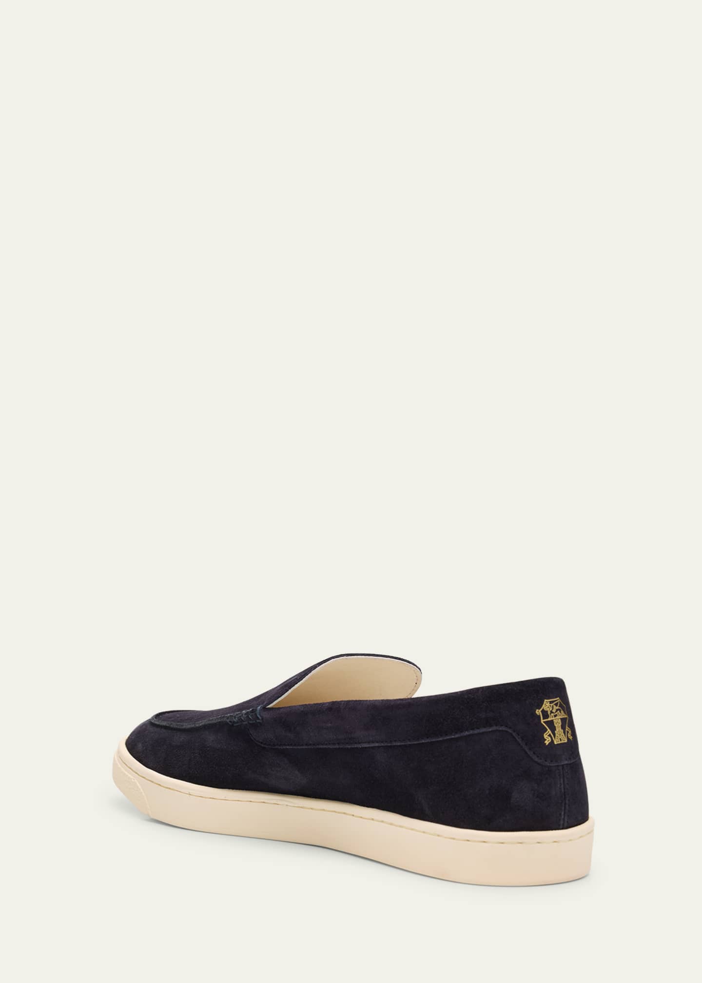 Brunello Cucinelli Men's Hybrid Venetian Suede Slip-Ons - Bergdorf