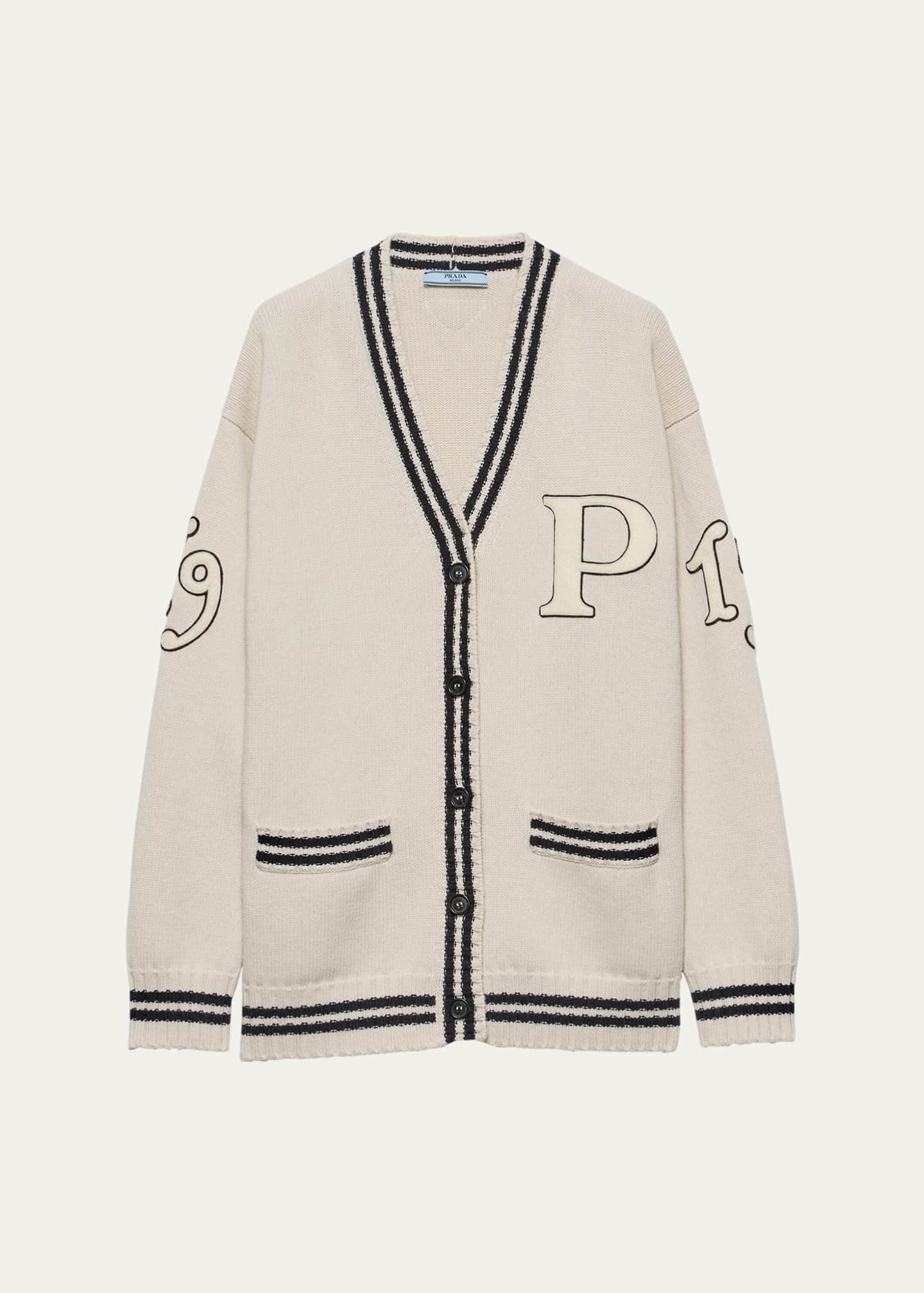 Prada Oversized Wool Cashmere Cardigan