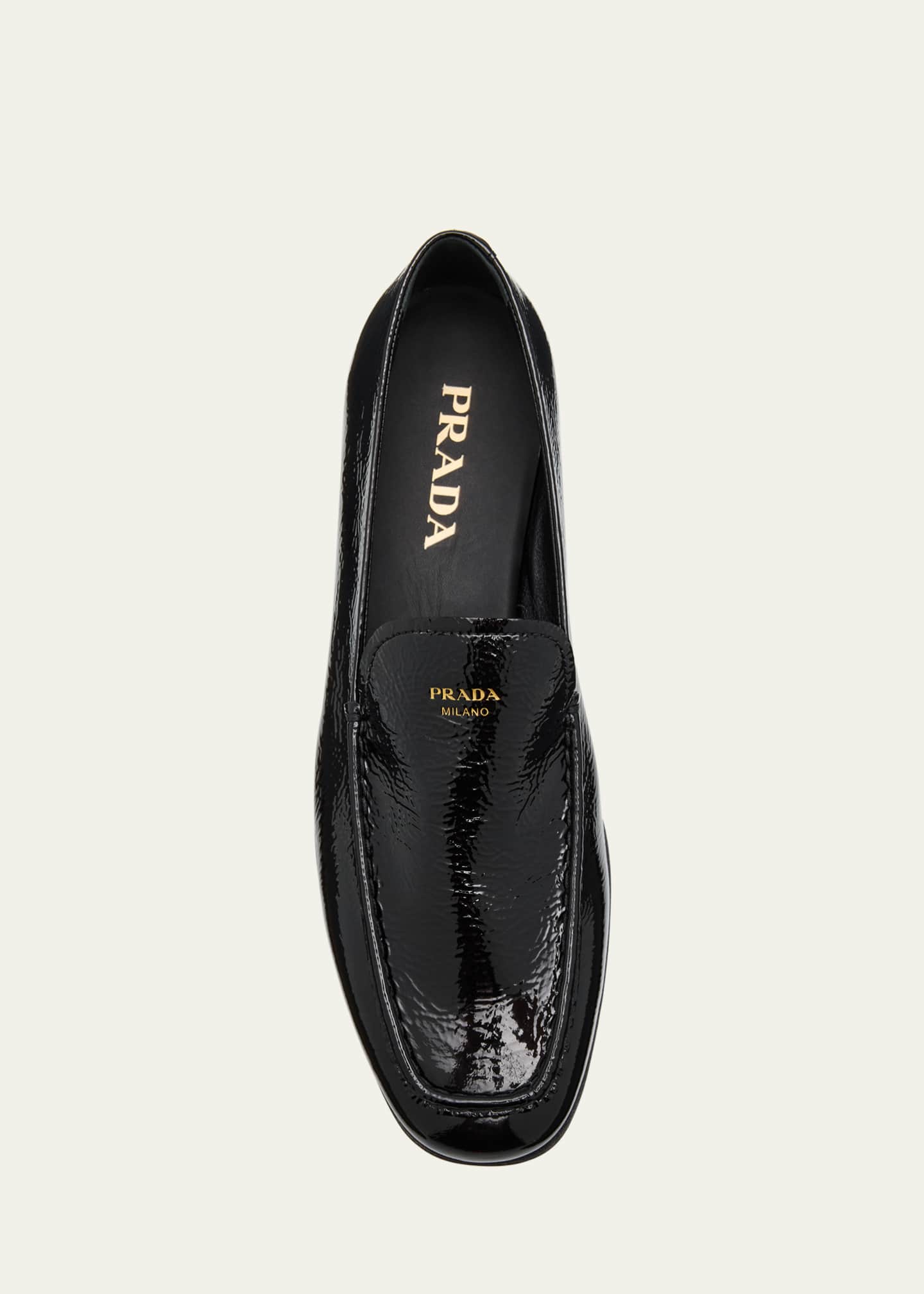 Prada Naplak Leather Loafers Image 6 of 6