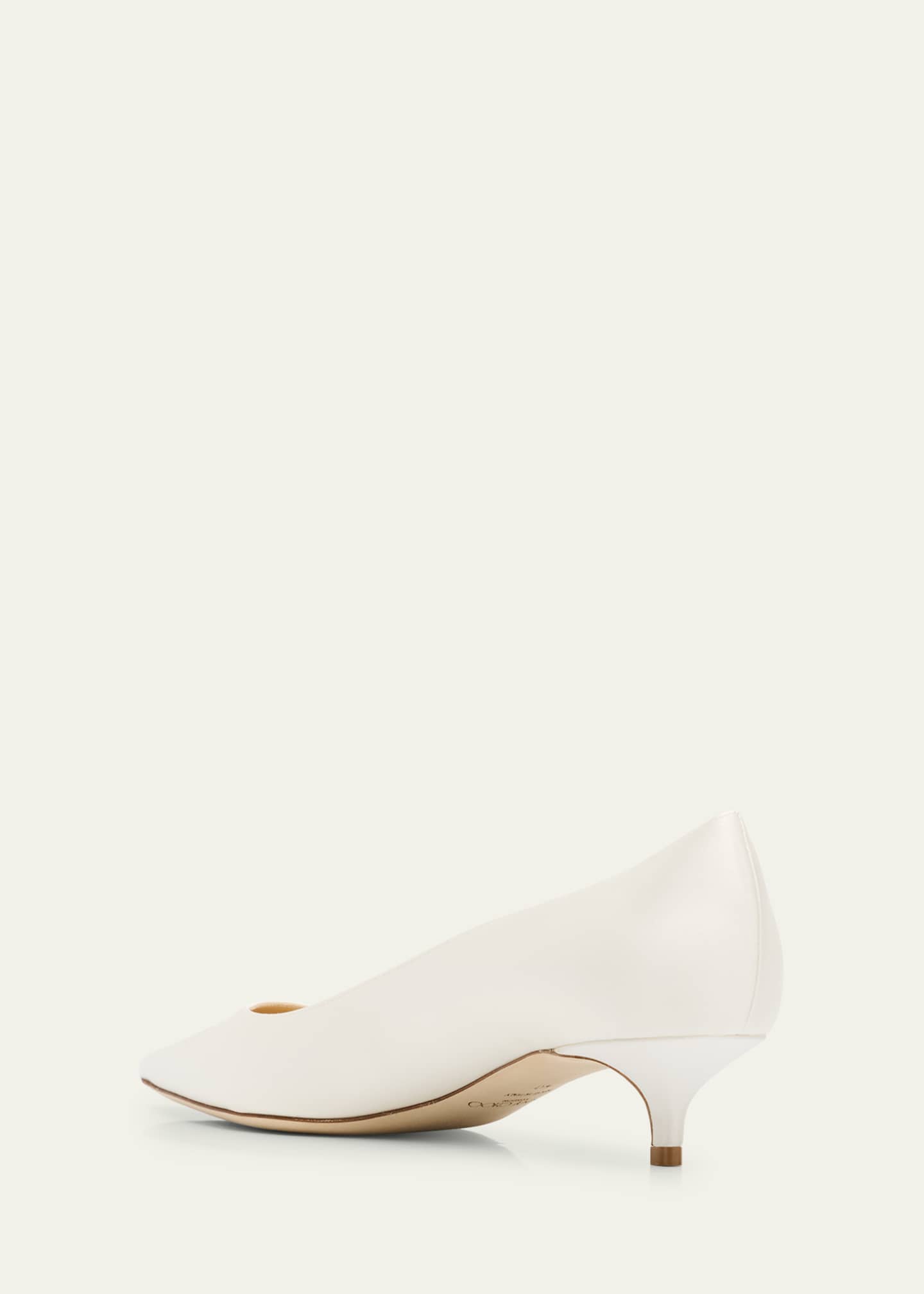 Jimmy Choo Amelia Satin Kitten-Heel Pumps - Bergdorf Goodman