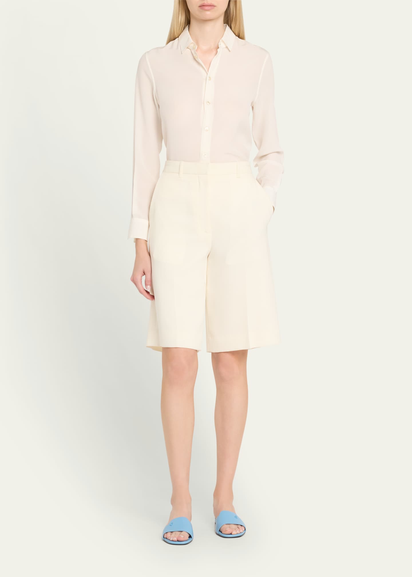 Jimmy Choo Dina Leather Flat Slide Style Image 3 of 6