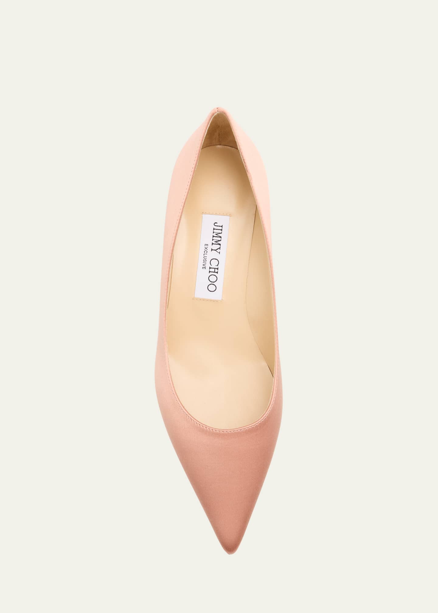 Jimmy Choo Amelia Satin Kitten-Heel Pumps - Bergdorf Goodman