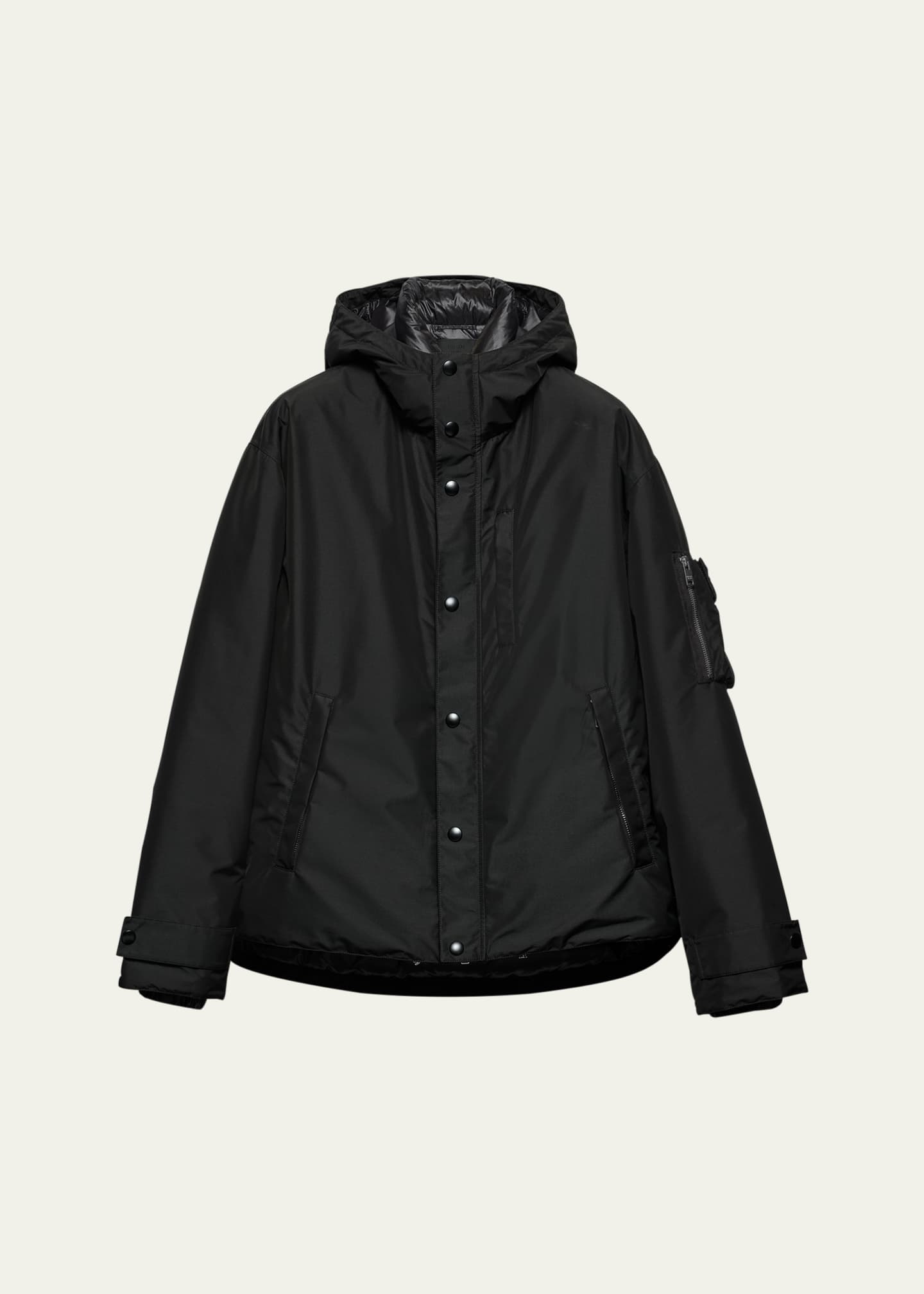 Prada Men's Tech Nylon Puffer Jacket Image 1 of 3