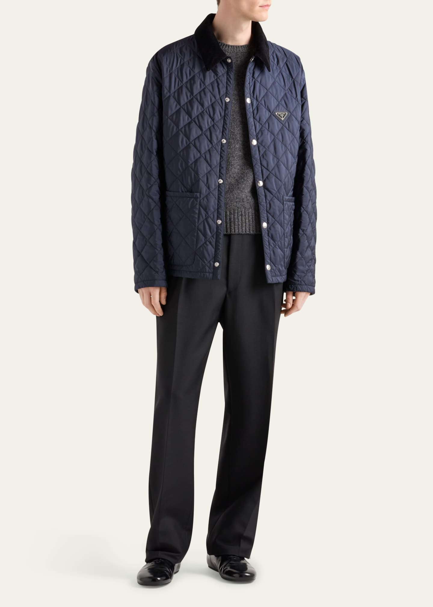 Men's Quilted Re-Nylon Jacket