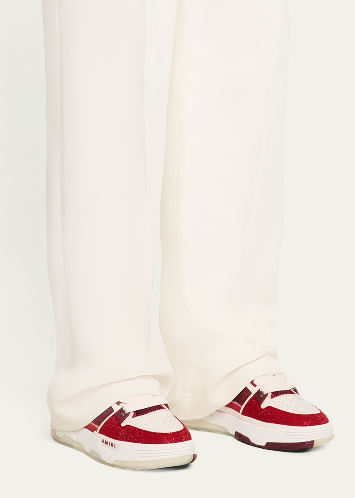 Amiri Men's Crystal MA-1 High-Top Sneakers Image 3 of 5