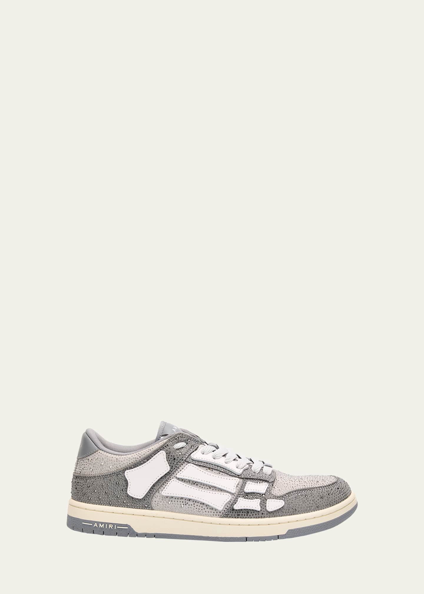 Amiri Men's Crystal Skel Low-Top Sneakers Image 1 of 5