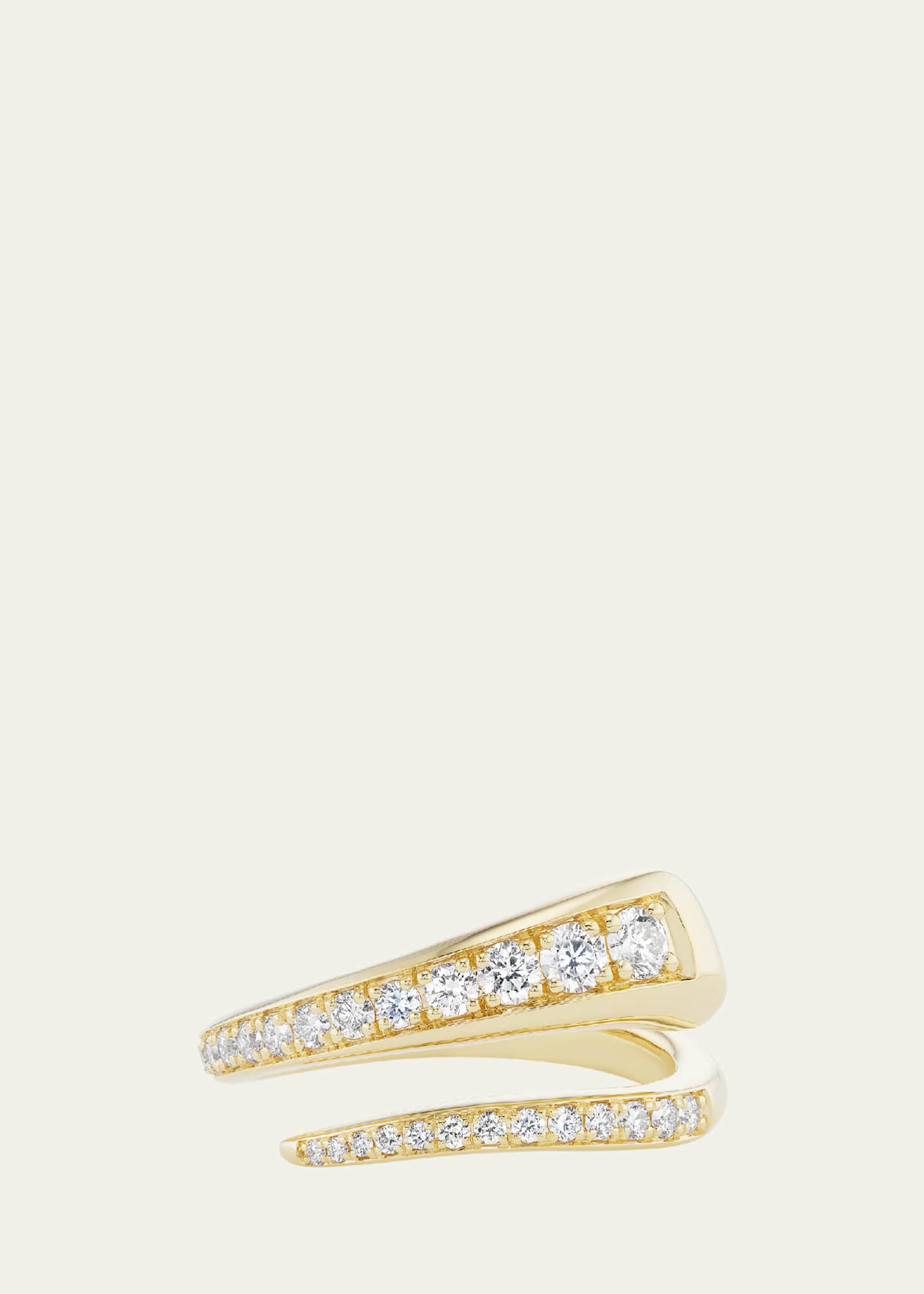 Emily P. Wheeler 18K Yellow Gold Diamond Wrap Ring Image 1 of 2