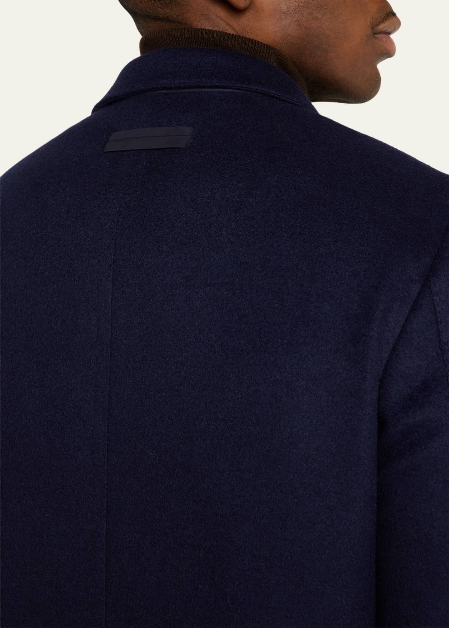 ZEGNA Men's Oasi Cashmere Overcoat Image 5 of 5