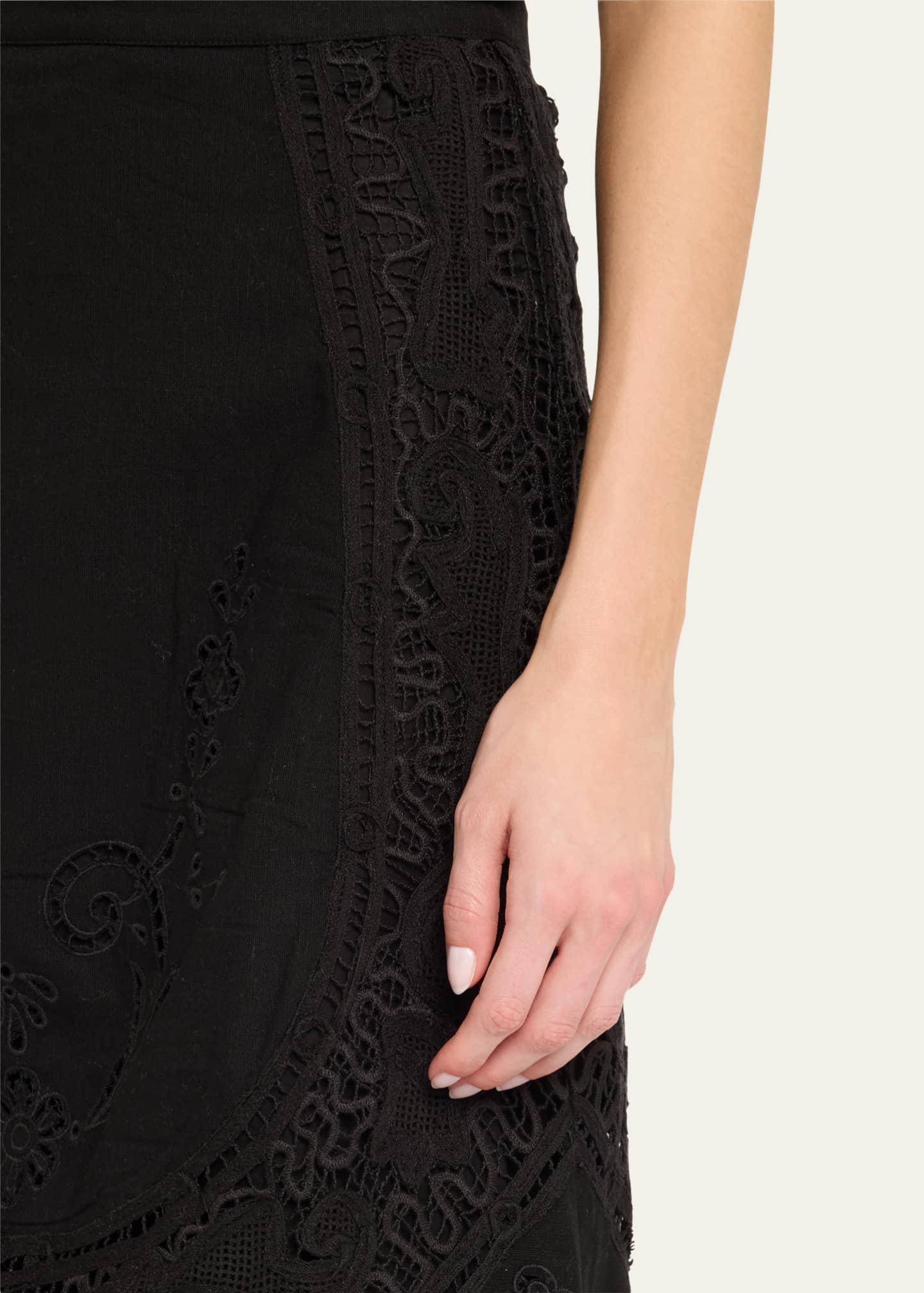 Sea Gianna Lace Midi Skirt Image 5 of 5
