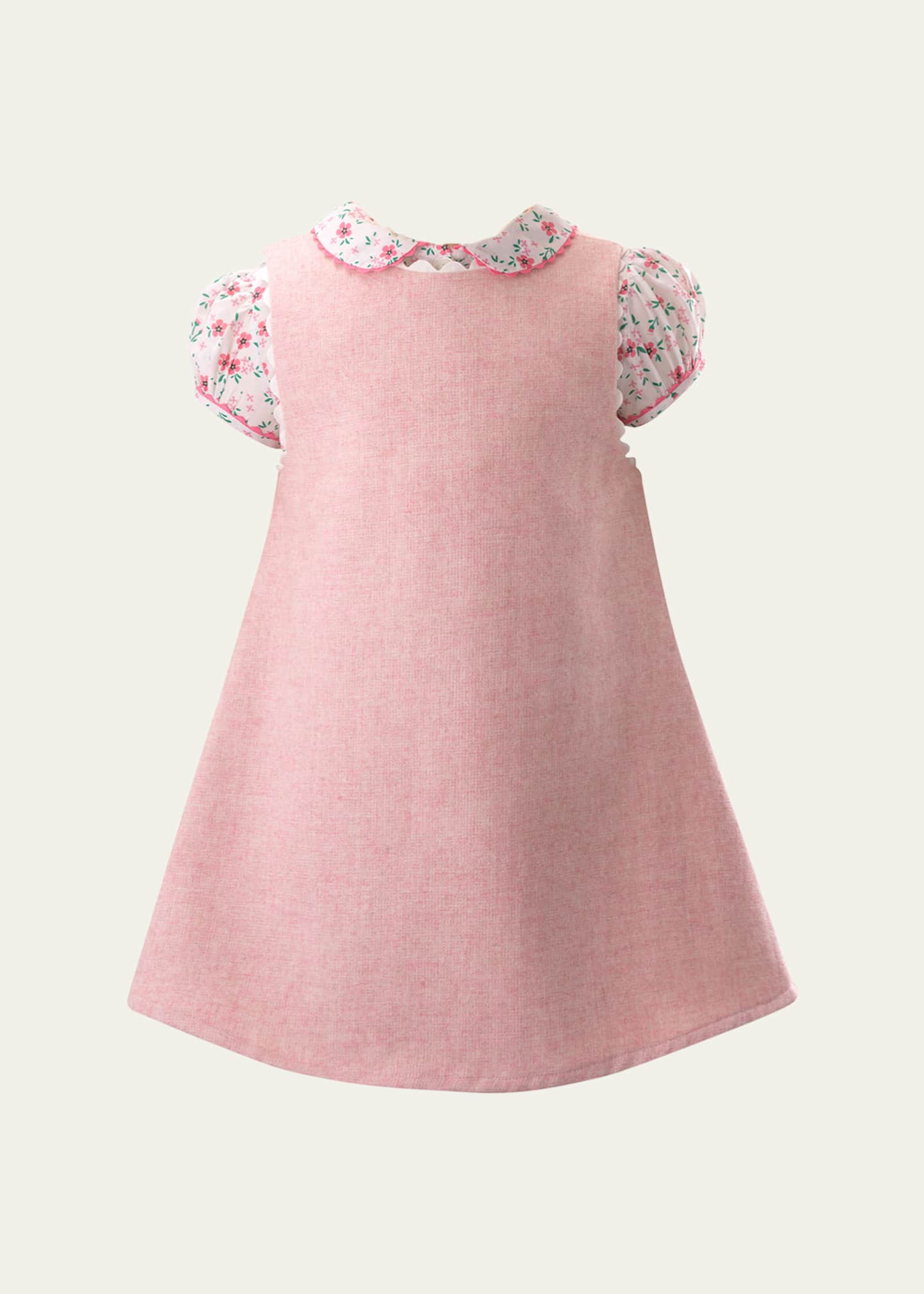 Rachel Riley Girl's Tweed Pinafore Dress & Top Set, Size 2-14 Image 1 of 3