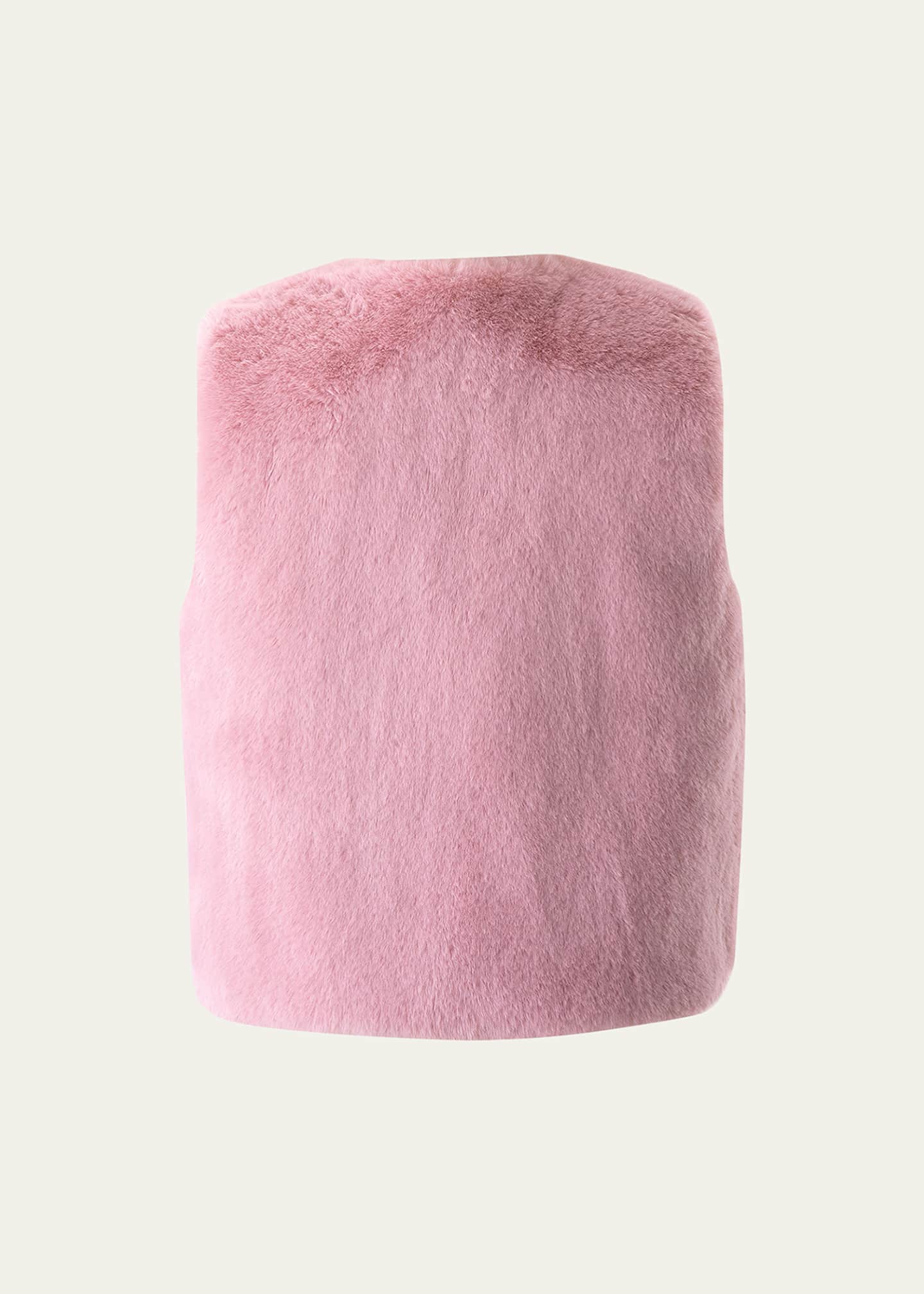 Rachel Riley Girl's Faux Fur Vest, Size 2-14 Image 2 of 2