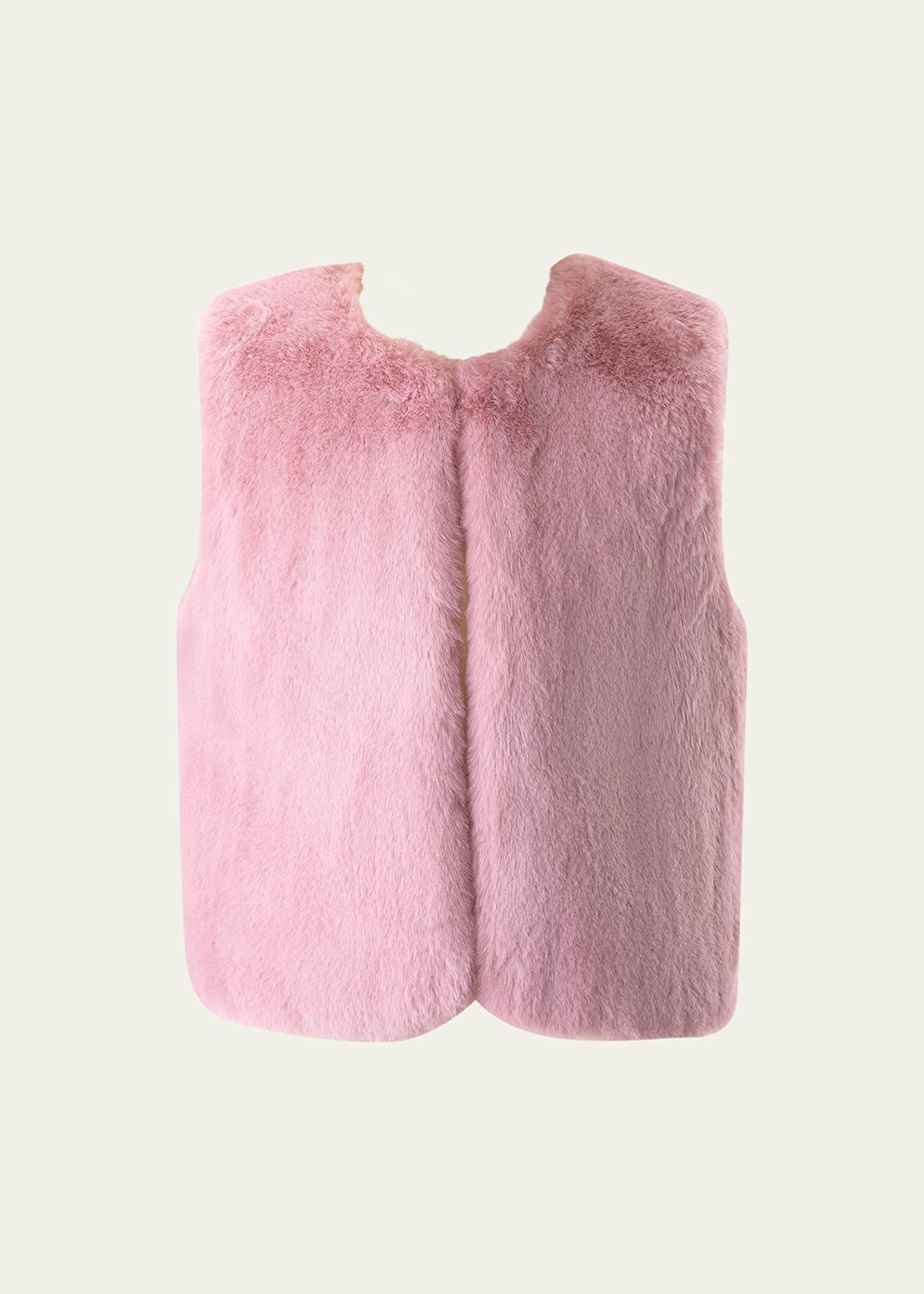 Rachel Riley Girl's Faux Fur Vest, Size 2-14 Image 1 of 2