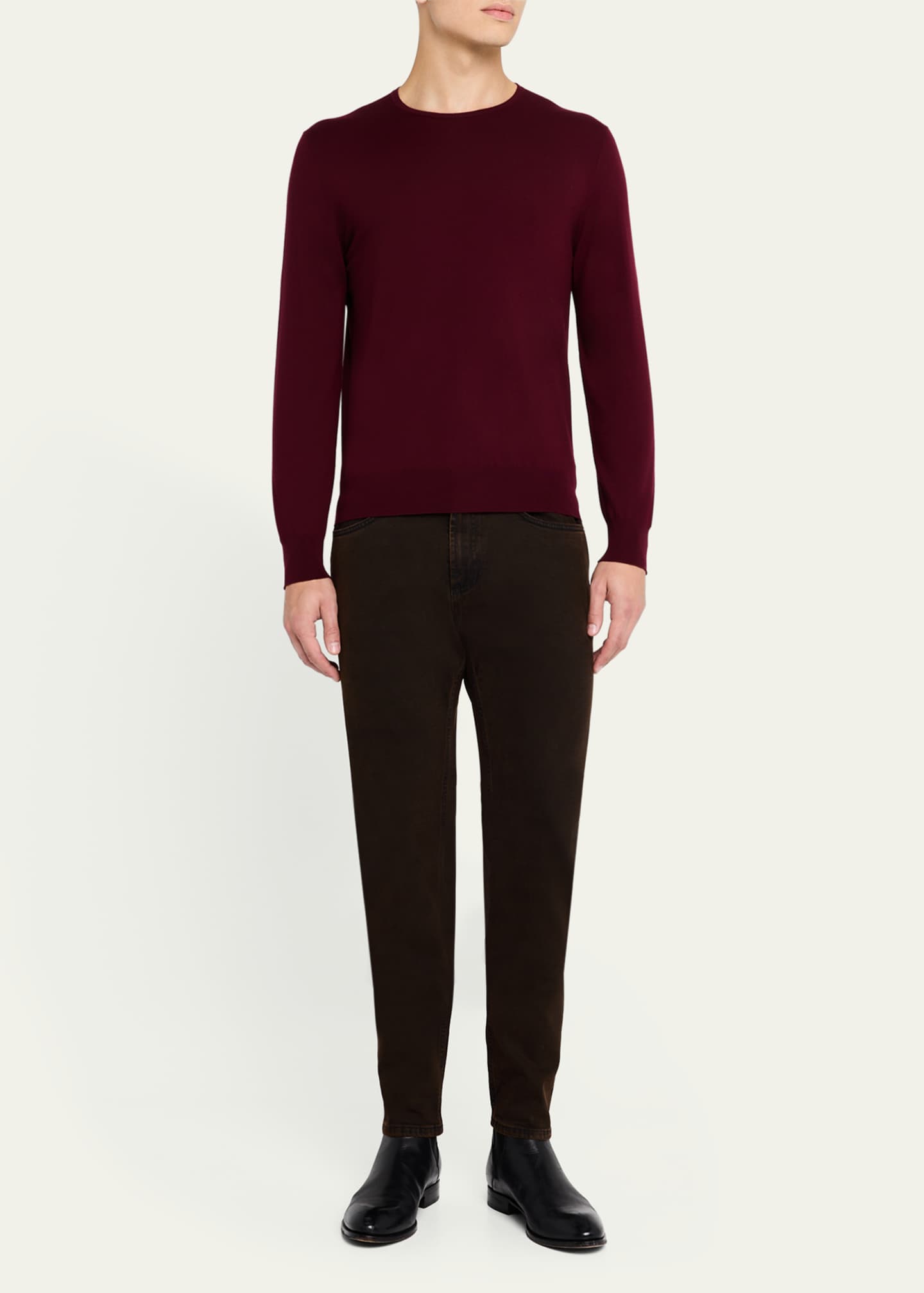 Marco Pescarolo Men's Selvedge 5-Pocket Pants Image 2 of 5