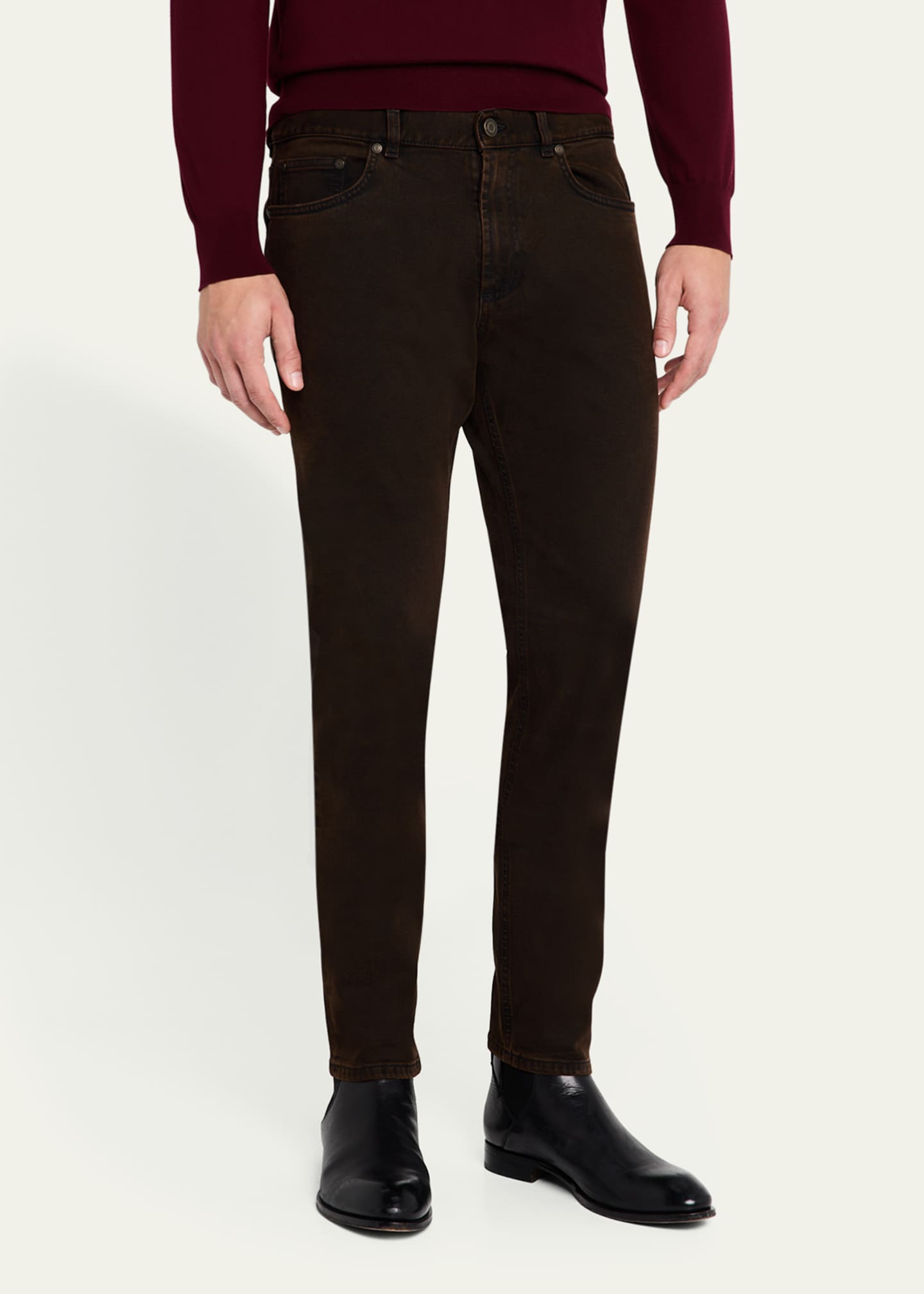 Marco Pescarolo Men's Selvedge 5-Pocket Pants Image 4 of 5