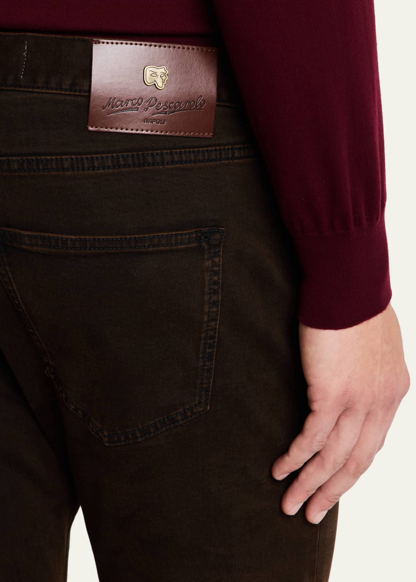 Marco Pescarolo Men's Selvedge 5-Pocket Pants Image 5 of 5