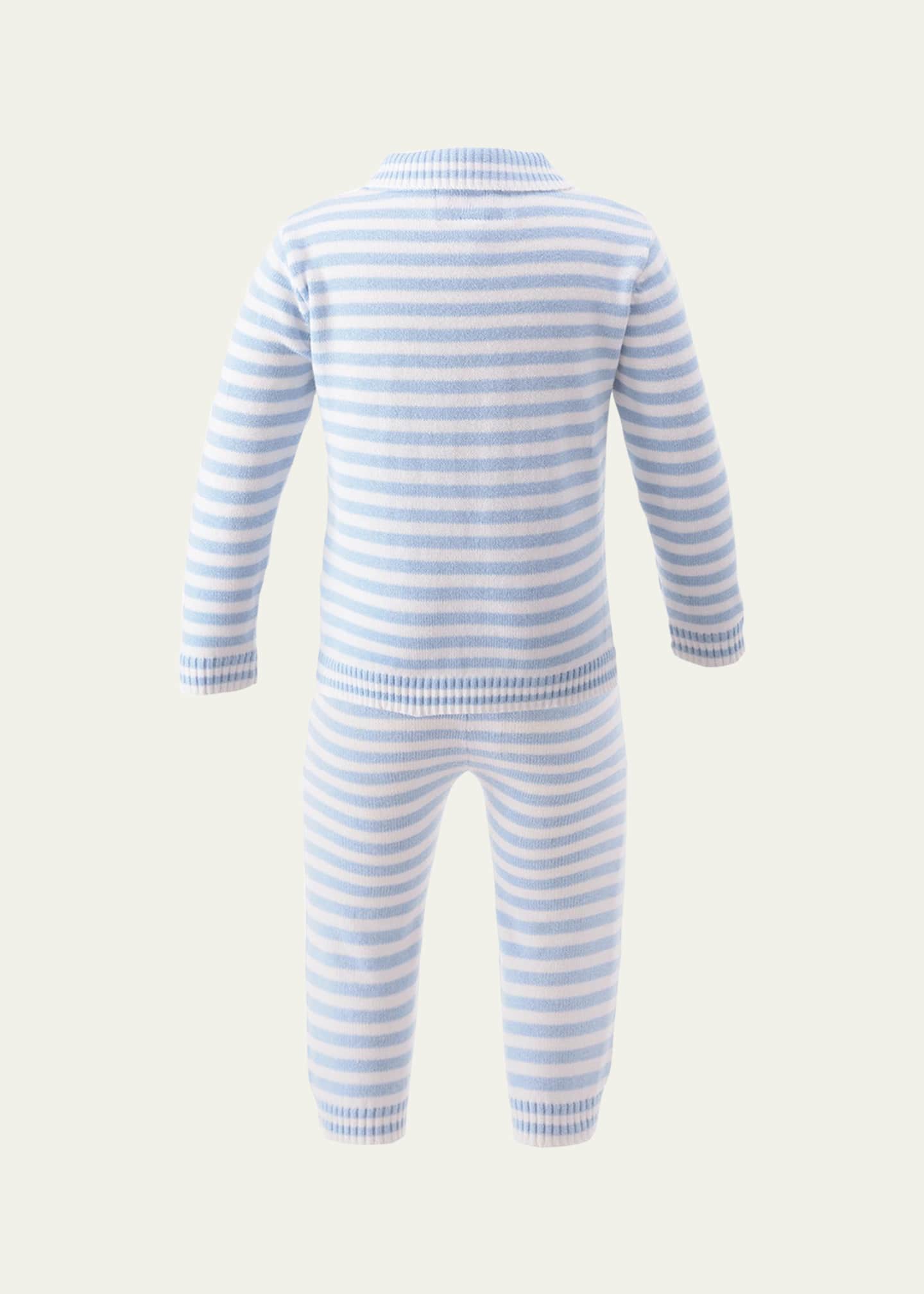 Rachel Riley Boy's Striped Two-Piece Knit Set, Size 6M-24M Image 2 of 2