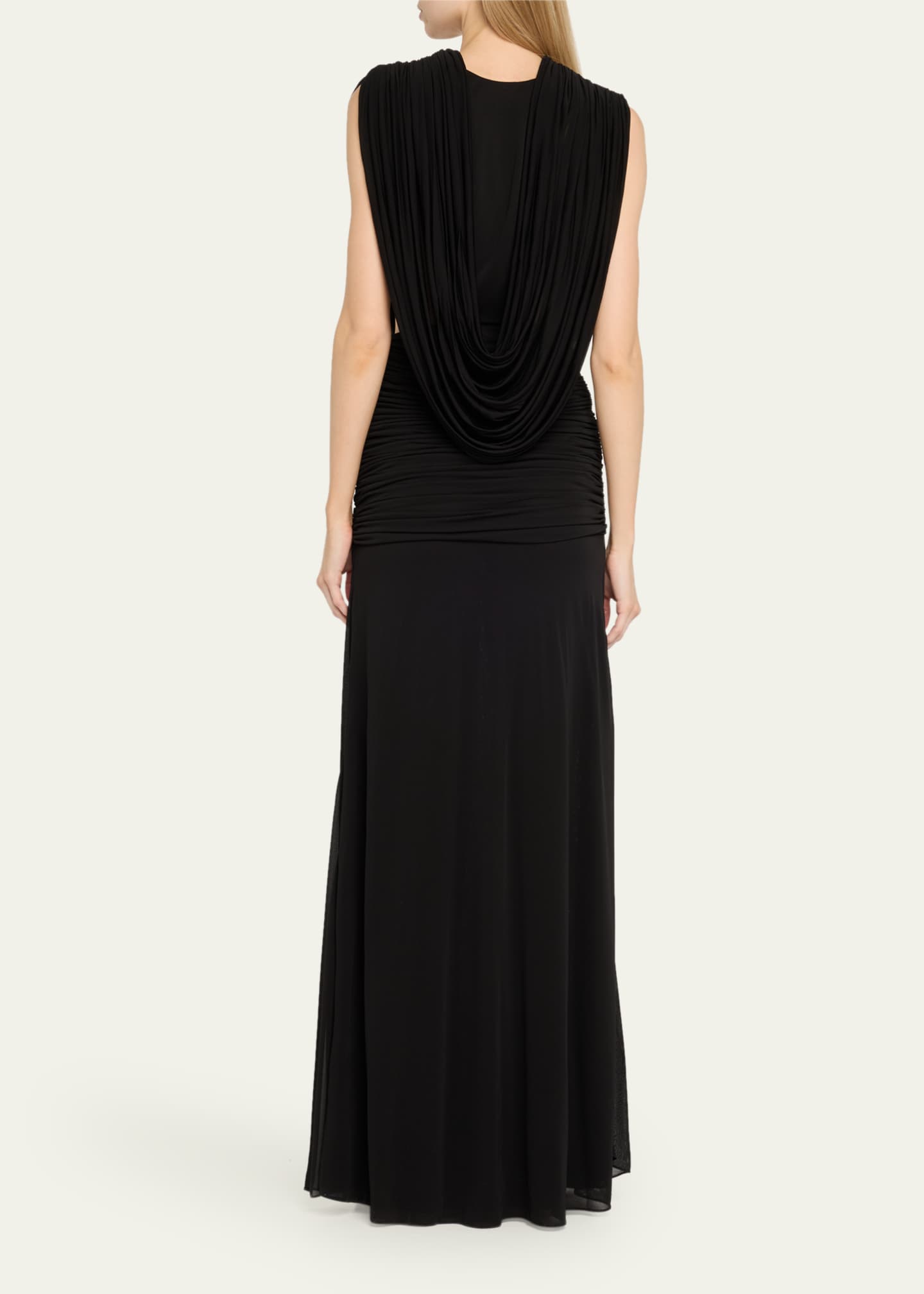 Christopher Esber Ripple Draped Double-Layer Gown Image 3 of 5