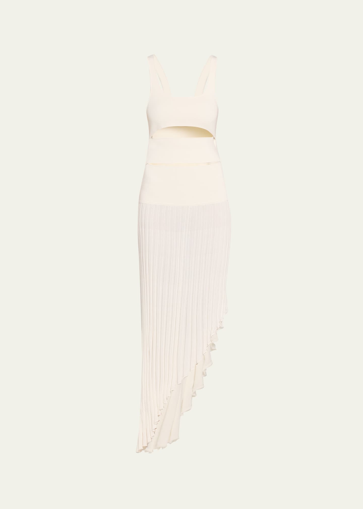 Christopher Esber Slash Asymmetric Midi Tank Dress Image 1 of 5