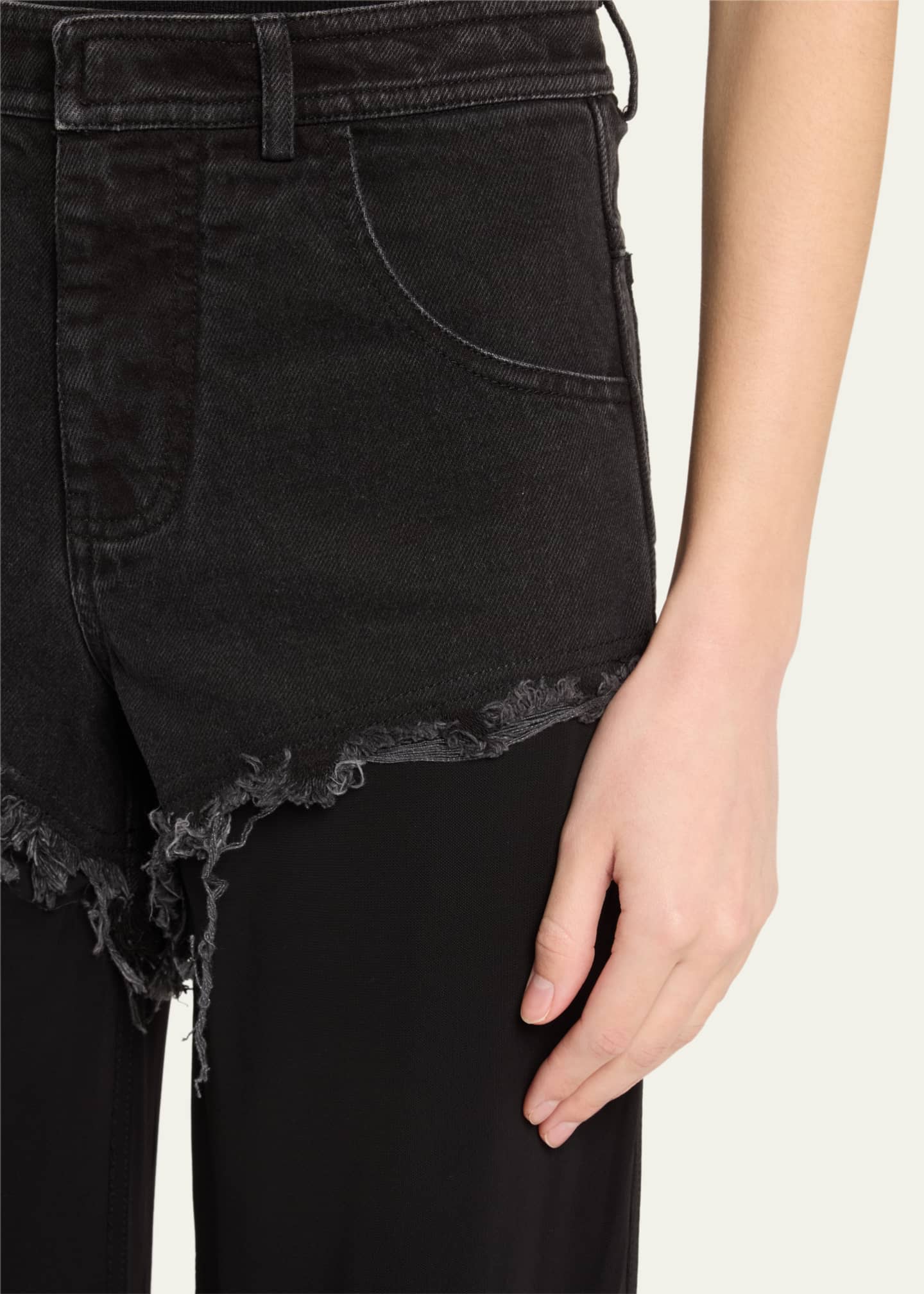 Christopher Esber Duke Splice Layered Straight Jeans Image 5 of 5
