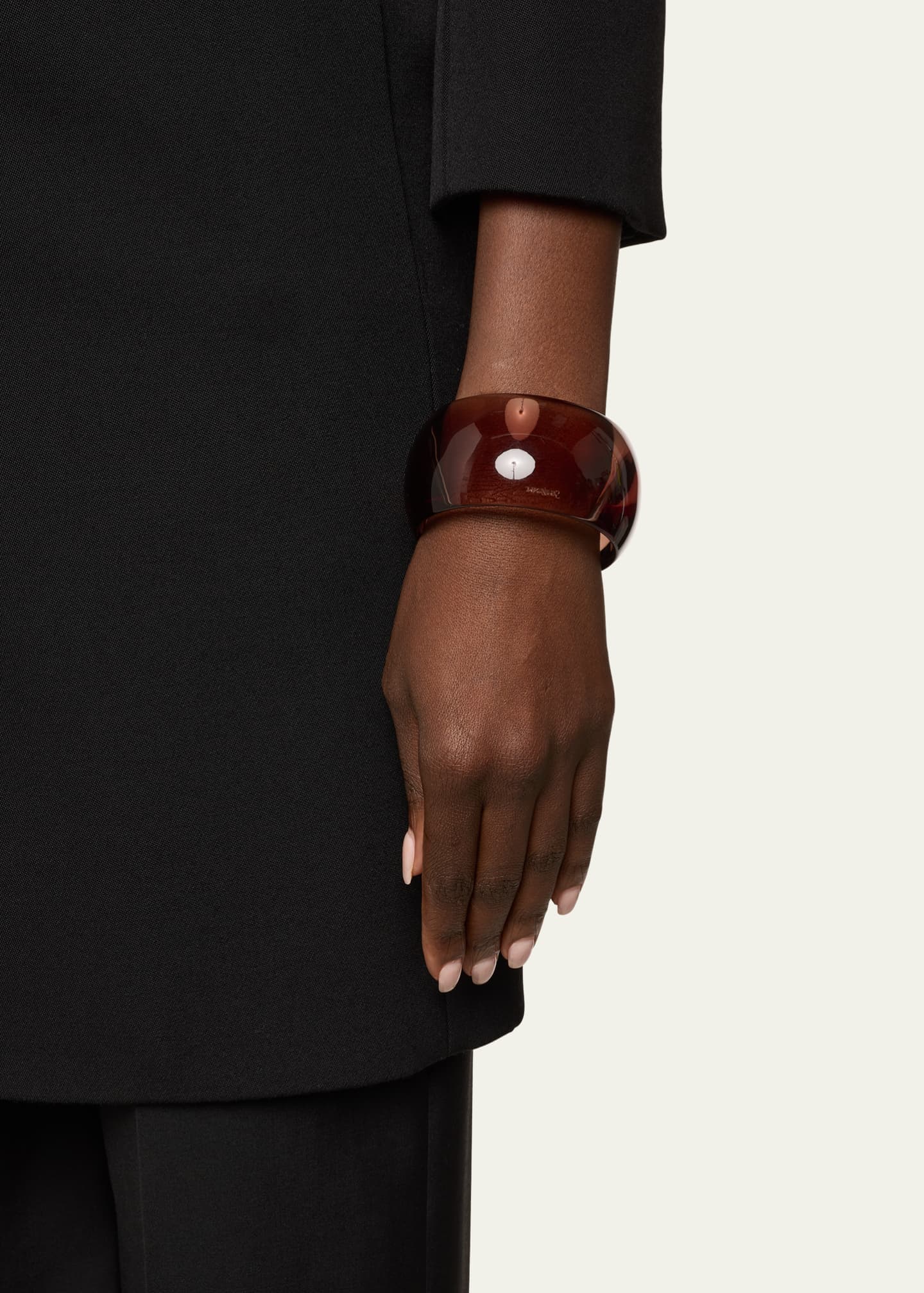 Saint Laurent High Round Bangle Image 2 of 4