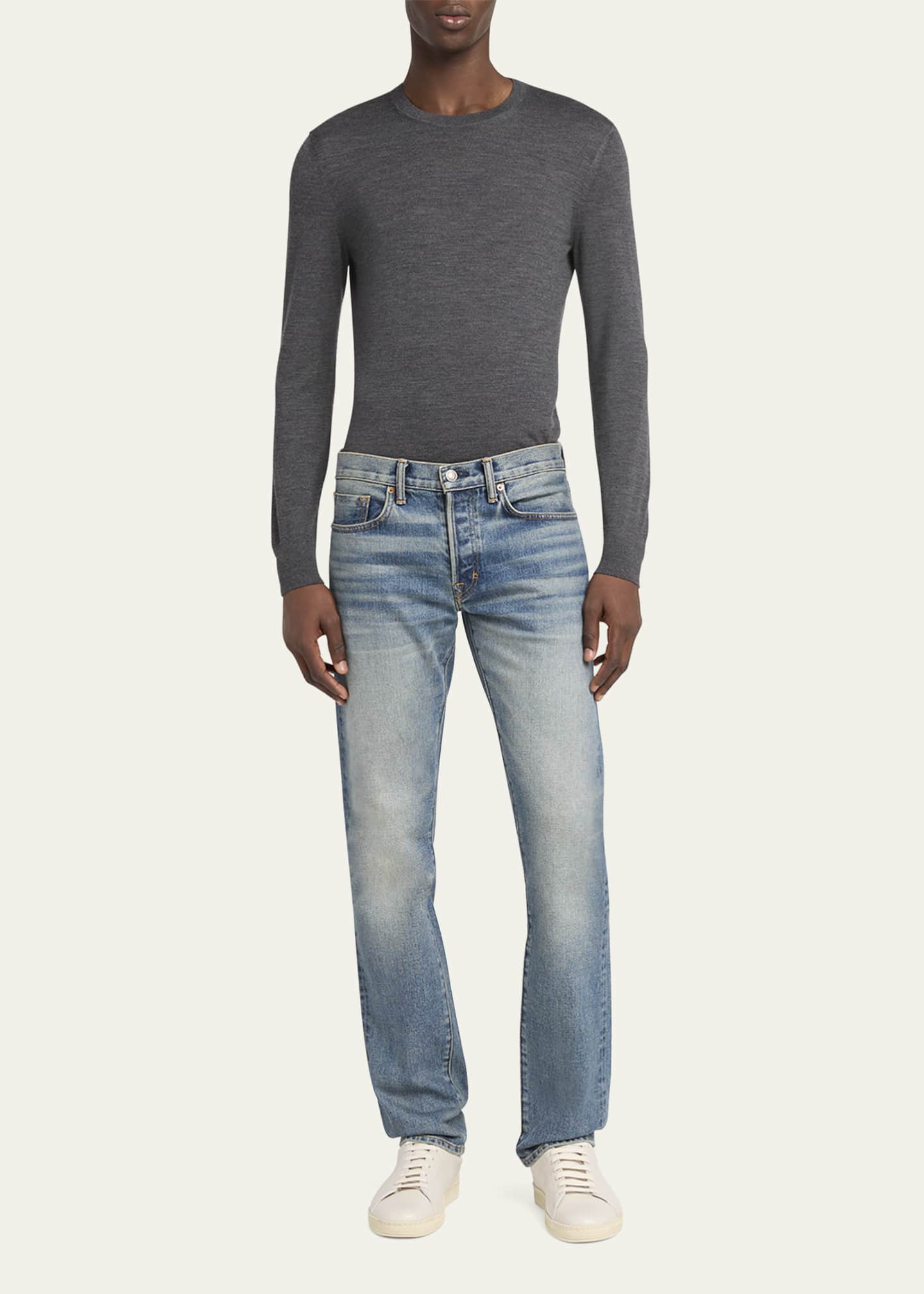 TOM FORD Men's Straight-Fit Jeans Image 2 of 5