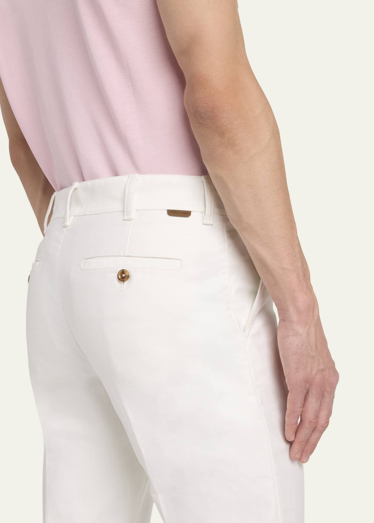Tom Ford // Cotton Blend Suede Pants // Beige (46) - Luxury