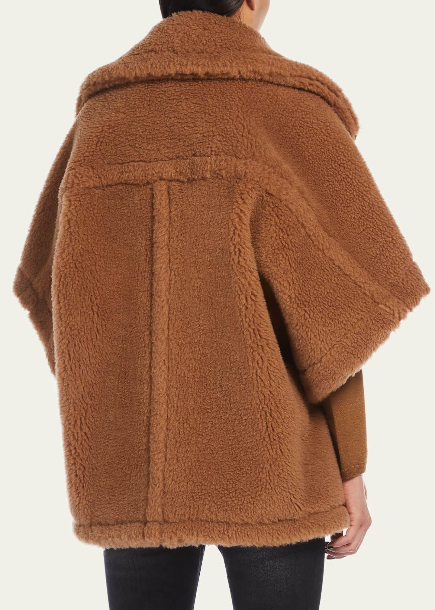 【MAX MARA】CAPE Max Mara New Manto Wool-Blend Cape - Bergdorf Goodman