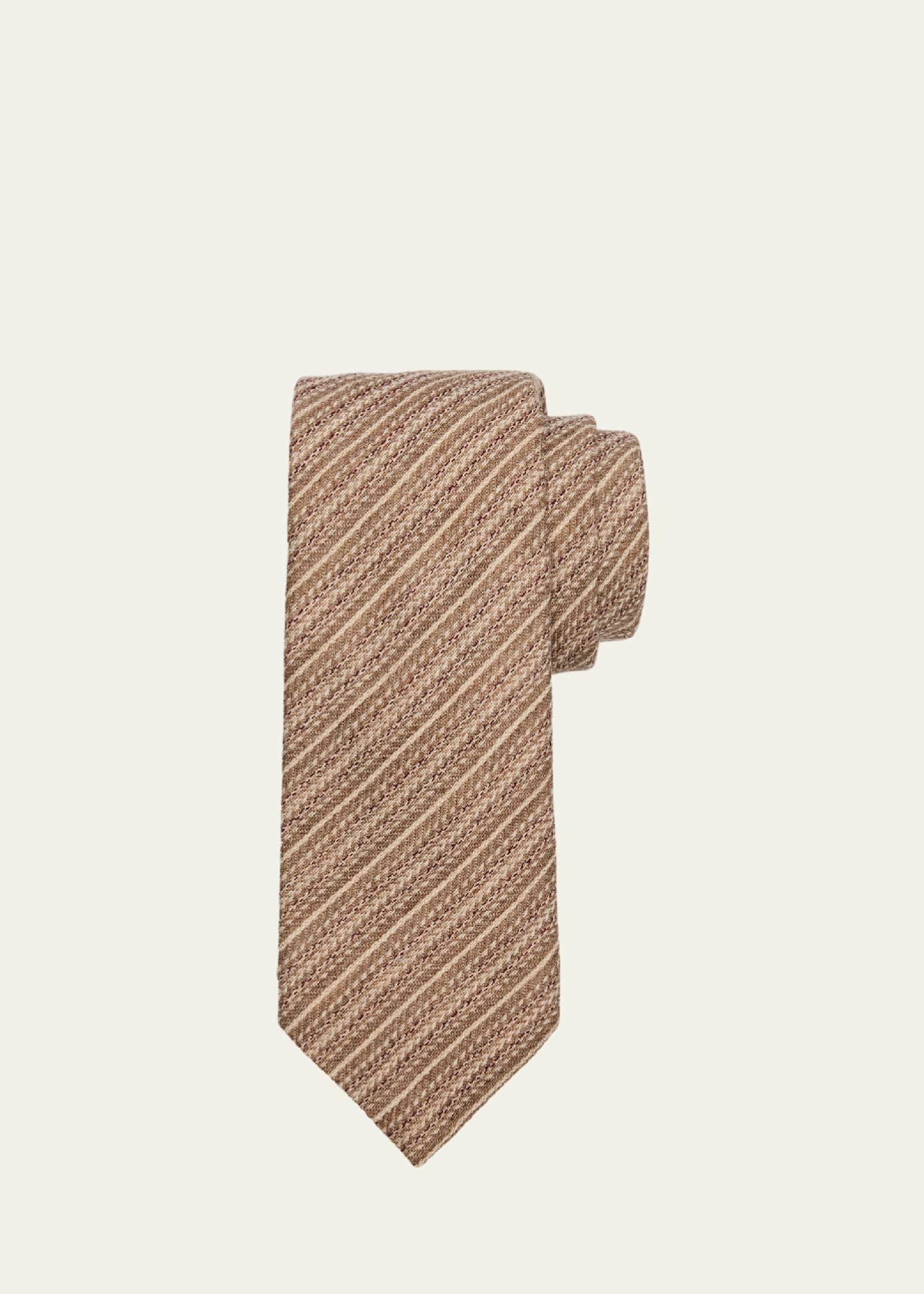 ZEGNA Men's Wool Jacquard Tie