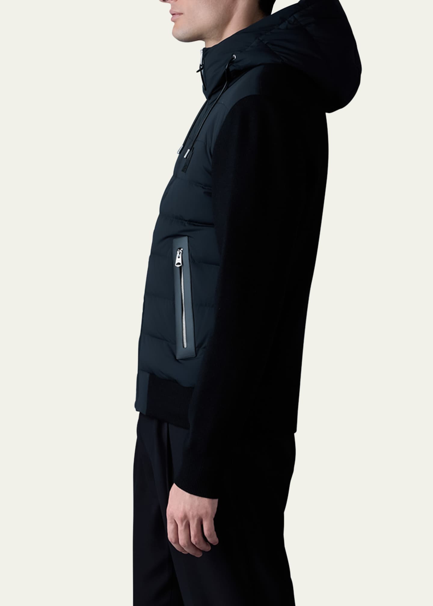 Mackage Men's Andrew Hybrid Down Knit Jacket Image 4 of 5