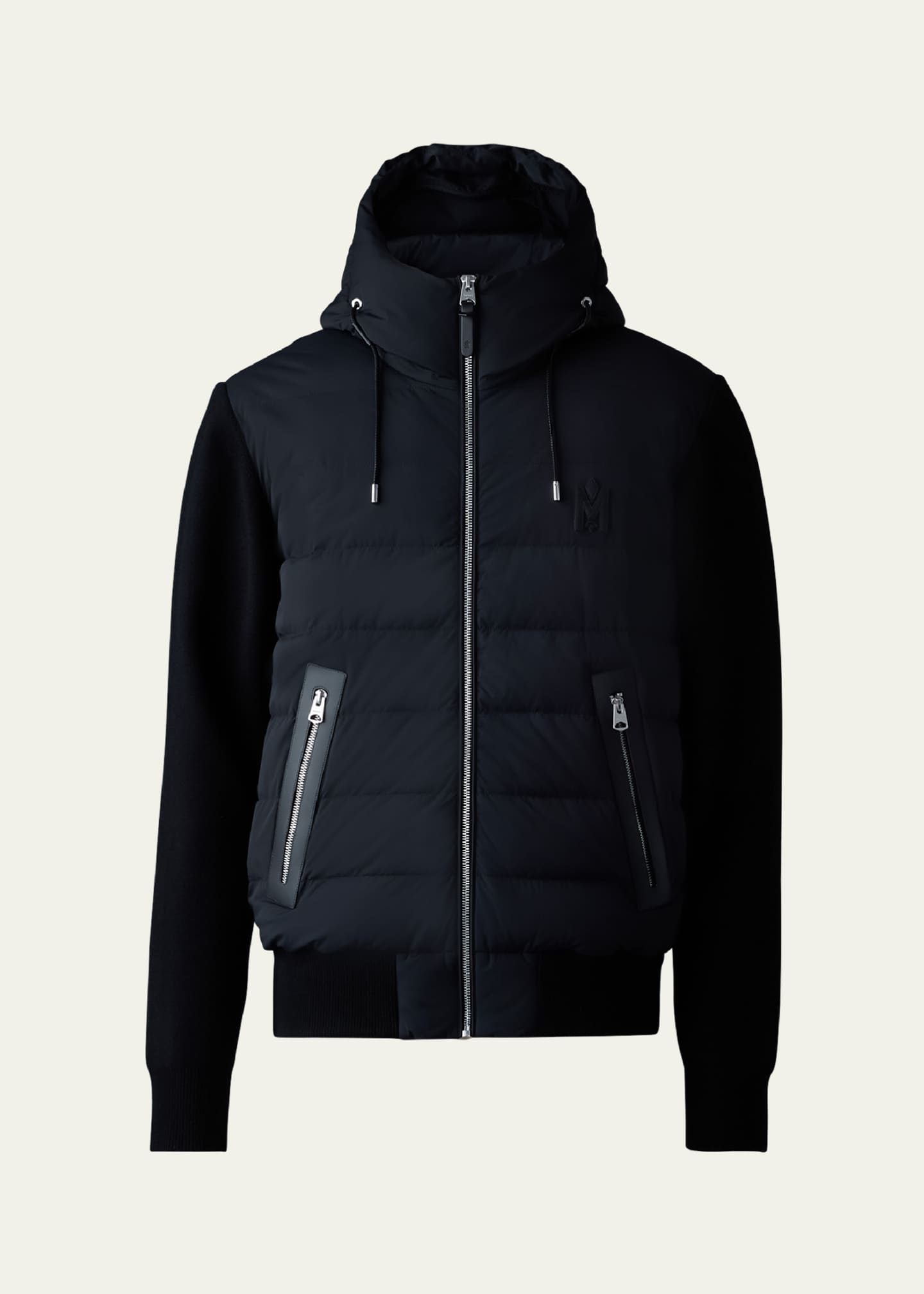 Mackage Men's Andrew Hybrid Down Knit Jacket Image 1 of 5