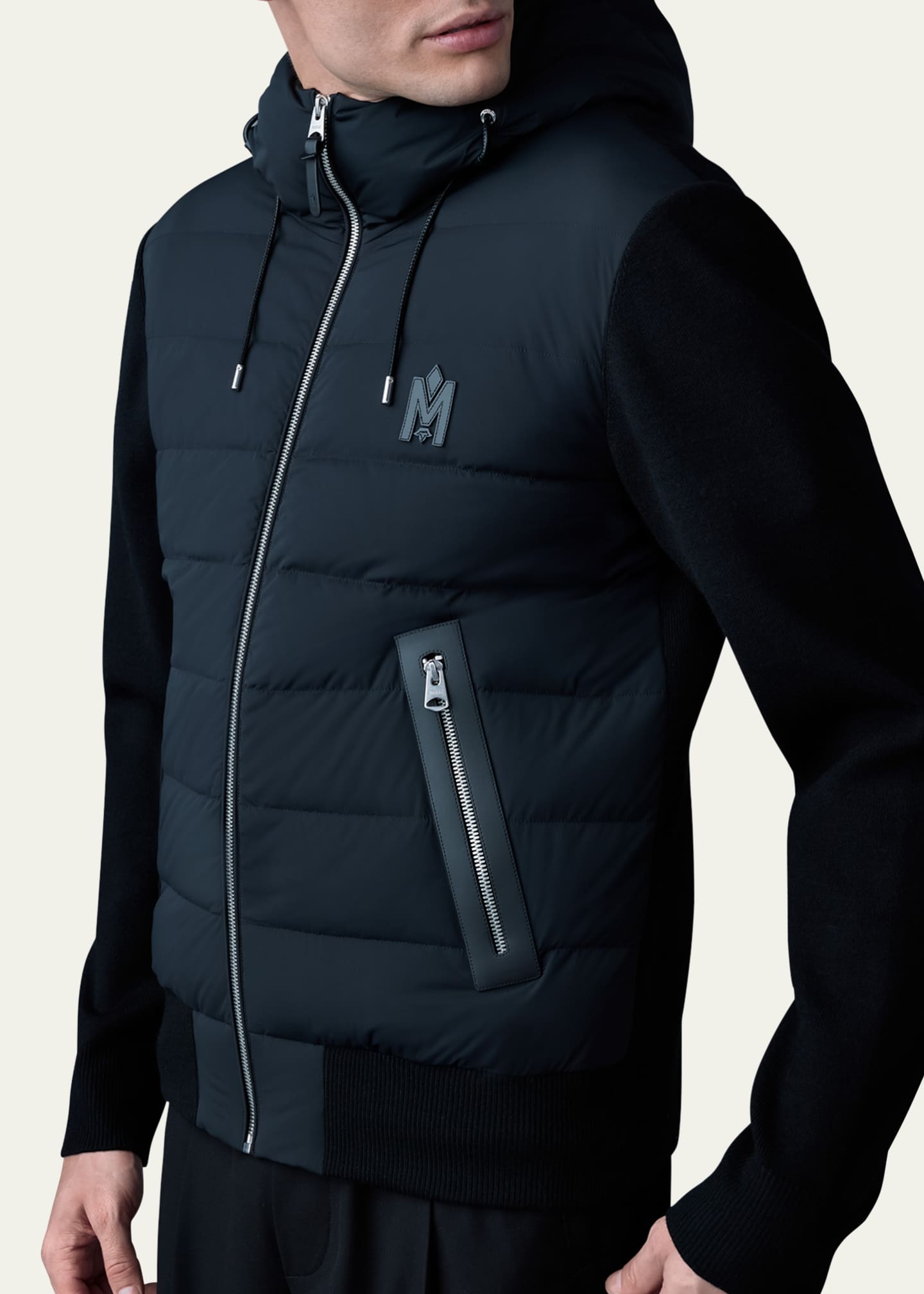 Mackage Men's Andrew Hybrid Down Knit Jacket Image 5 of 5