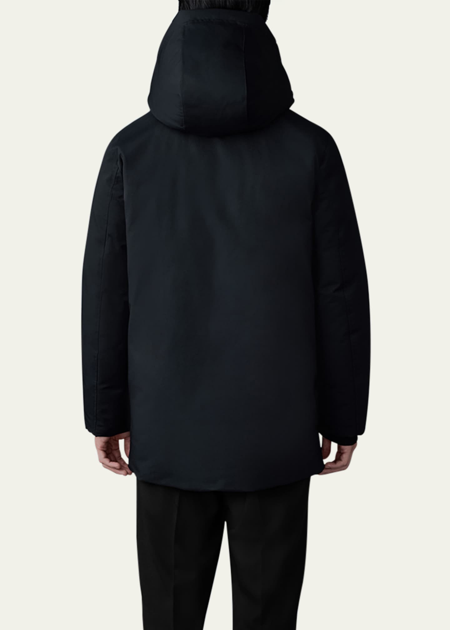Mackage Men's Sullivan Mid-Length Jacket with Shearling Image 3 of 5