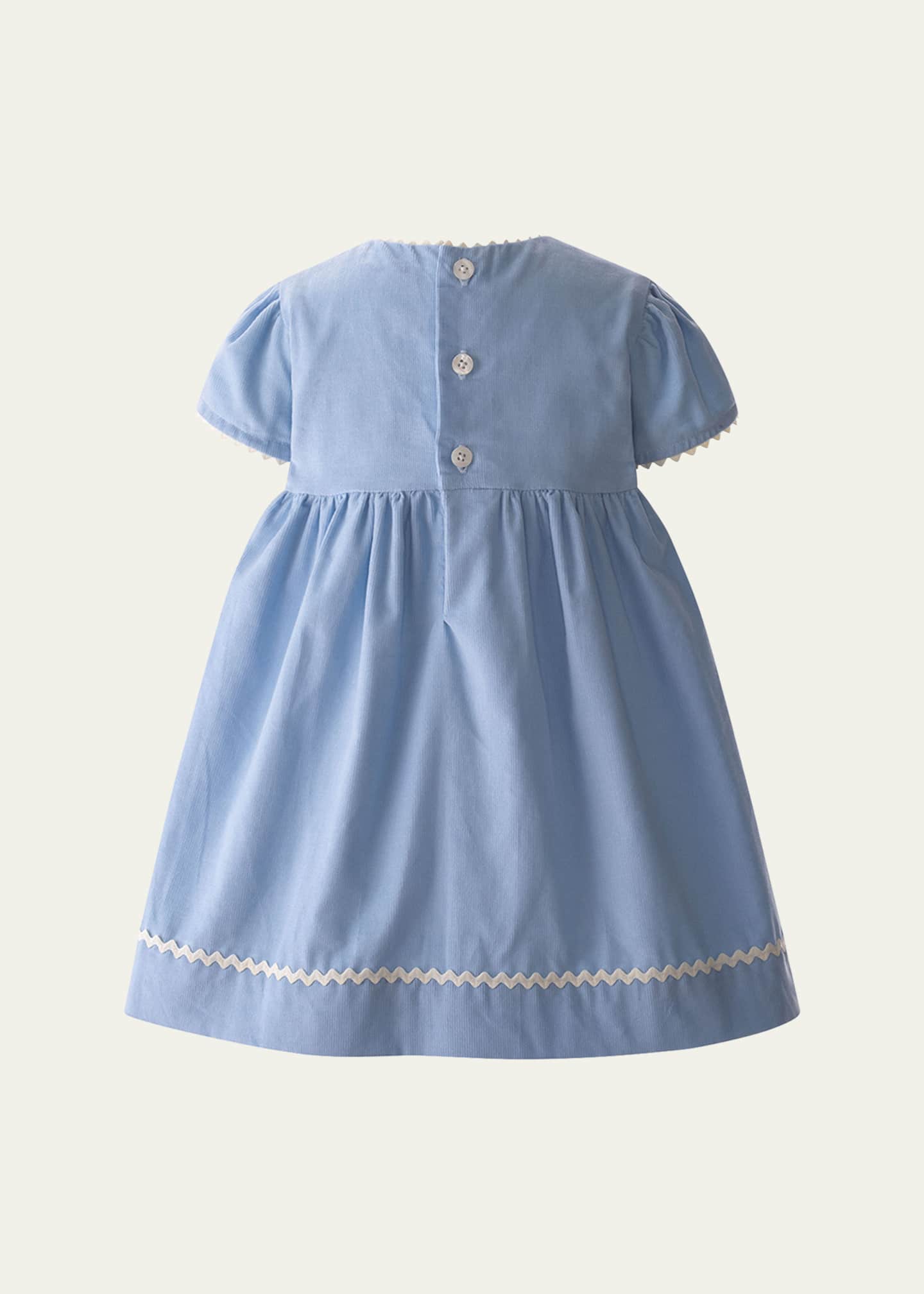 Rachel Riley Girl's Snowflake Embroidered Dress, Size 6M-24M Image 2 of 3