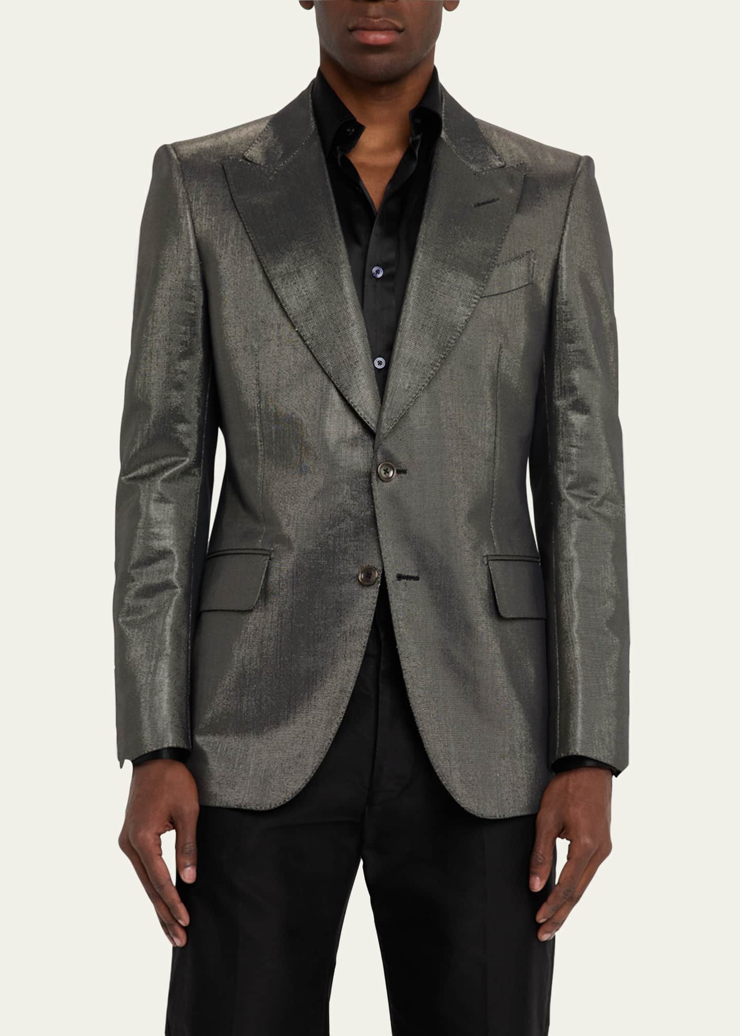 TOM FORD Men's Dyllan Lurex Dinner Jacket Image 4 of 5