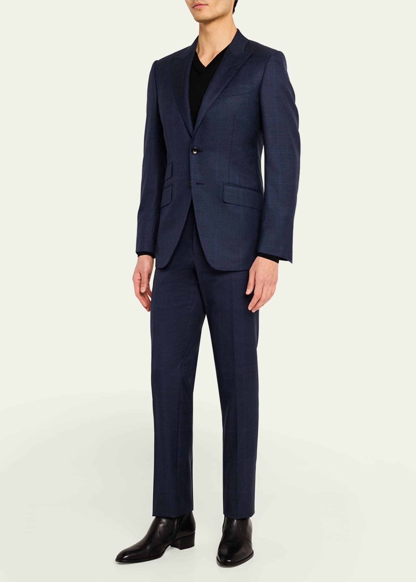 TOM FORD Men's O'Connor Prince of Wales Suit Image 2 of 5