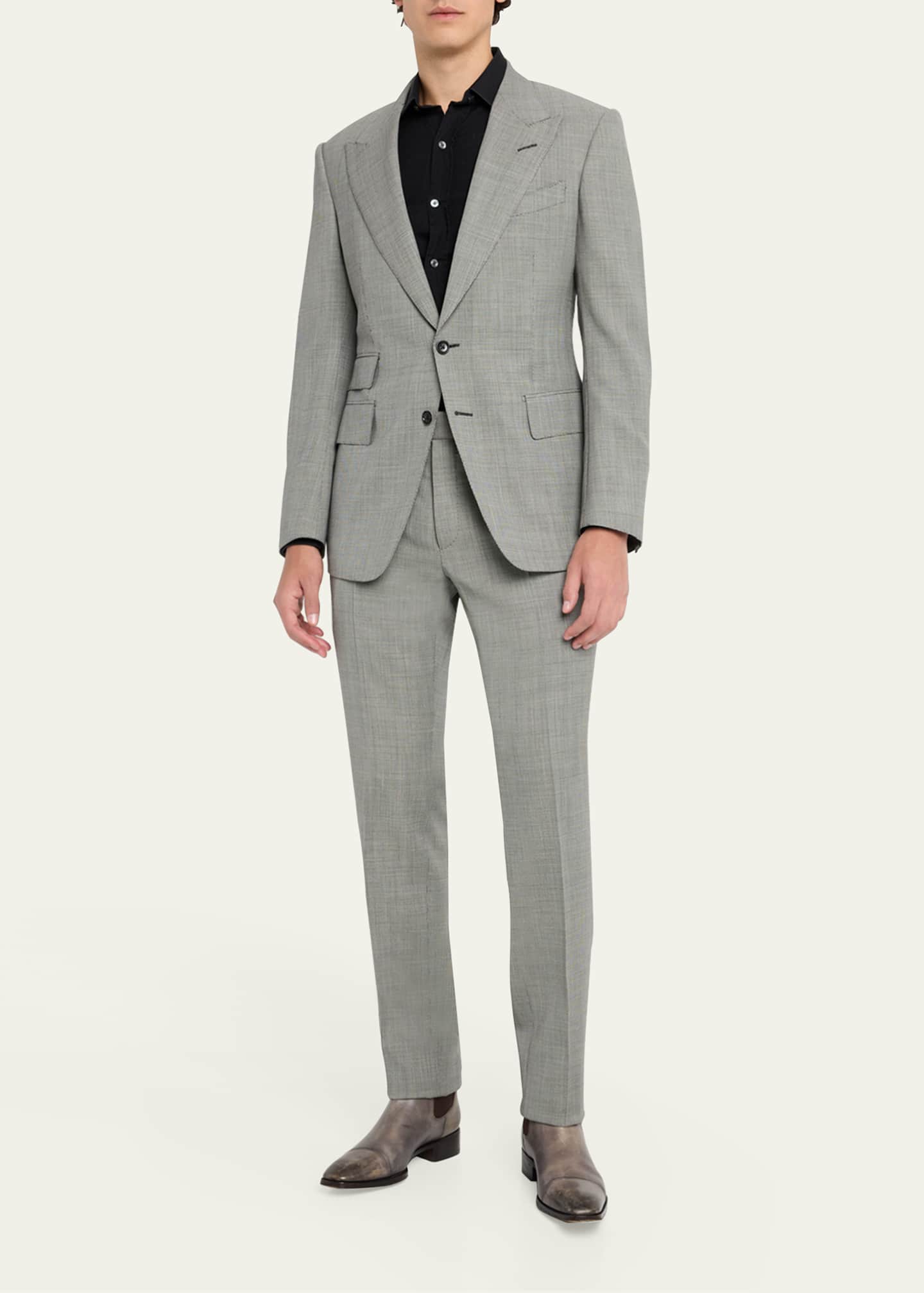 TOM FORD Men's Shelton Nailhead Suit Image 2 of 5