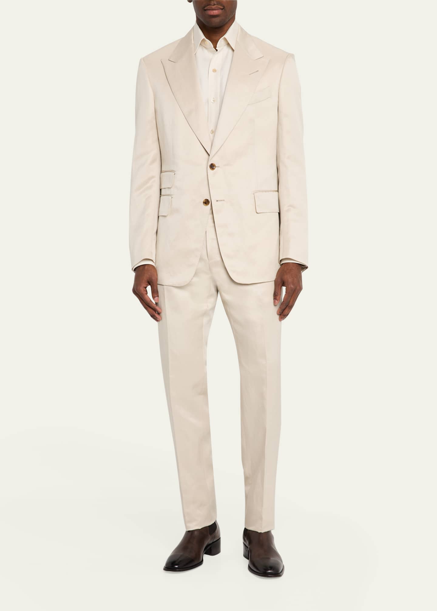 TOM FORD Men's Shelton Silk Twill Suit Image 2 of 5