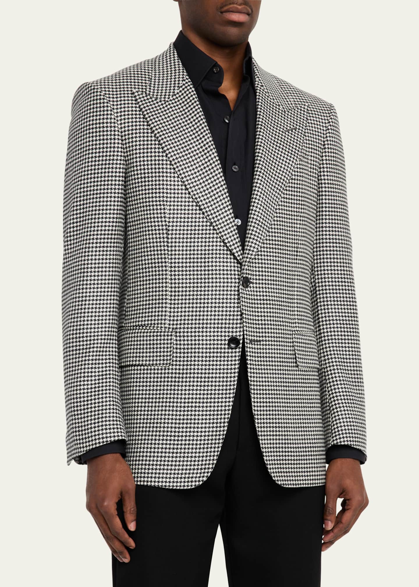 TOM FORD Men's Shelton Houndstooth Sport Coat Image 3 of 4