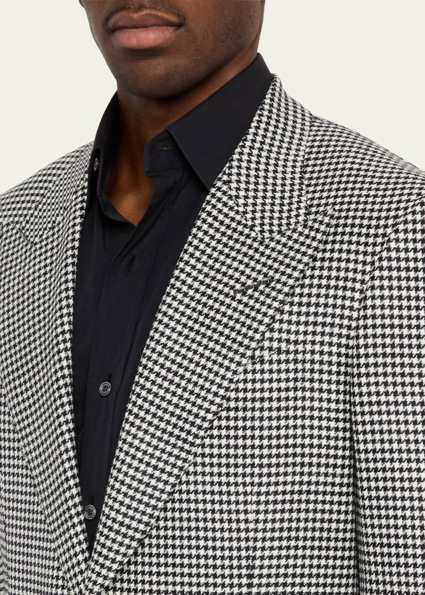 TOM FORD Men's Shelton Houndstooth Sport Coat Image 4 of 4