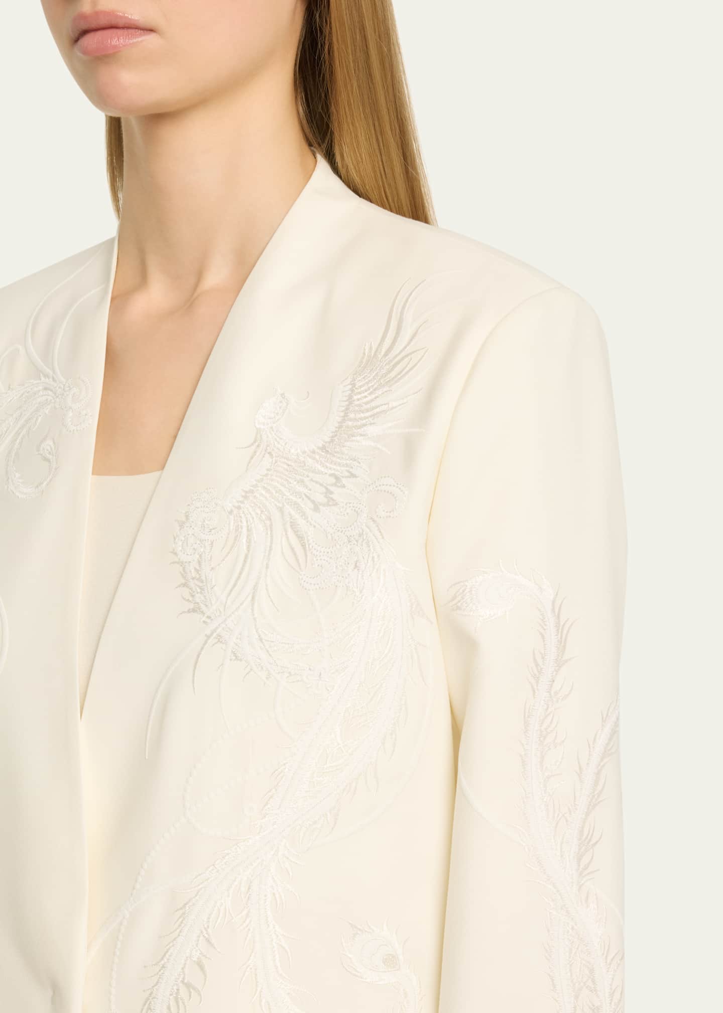 Kobi Halperin Sydney Embroidered Wool-Blend Jacket Image 5 of 5