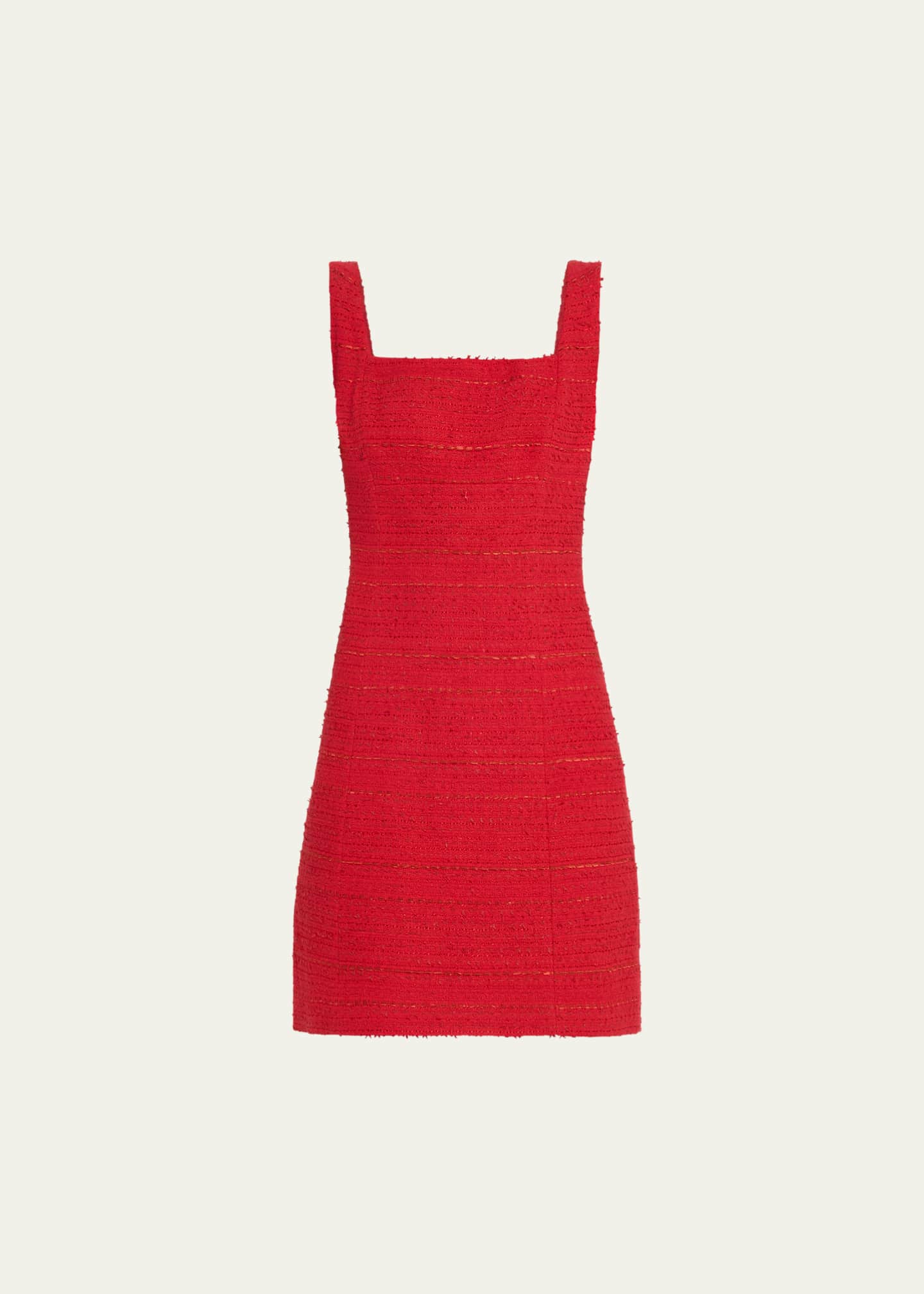 Kobi Halperin Rue Square-Neck Tweed Mini Dress Image 1 of 5