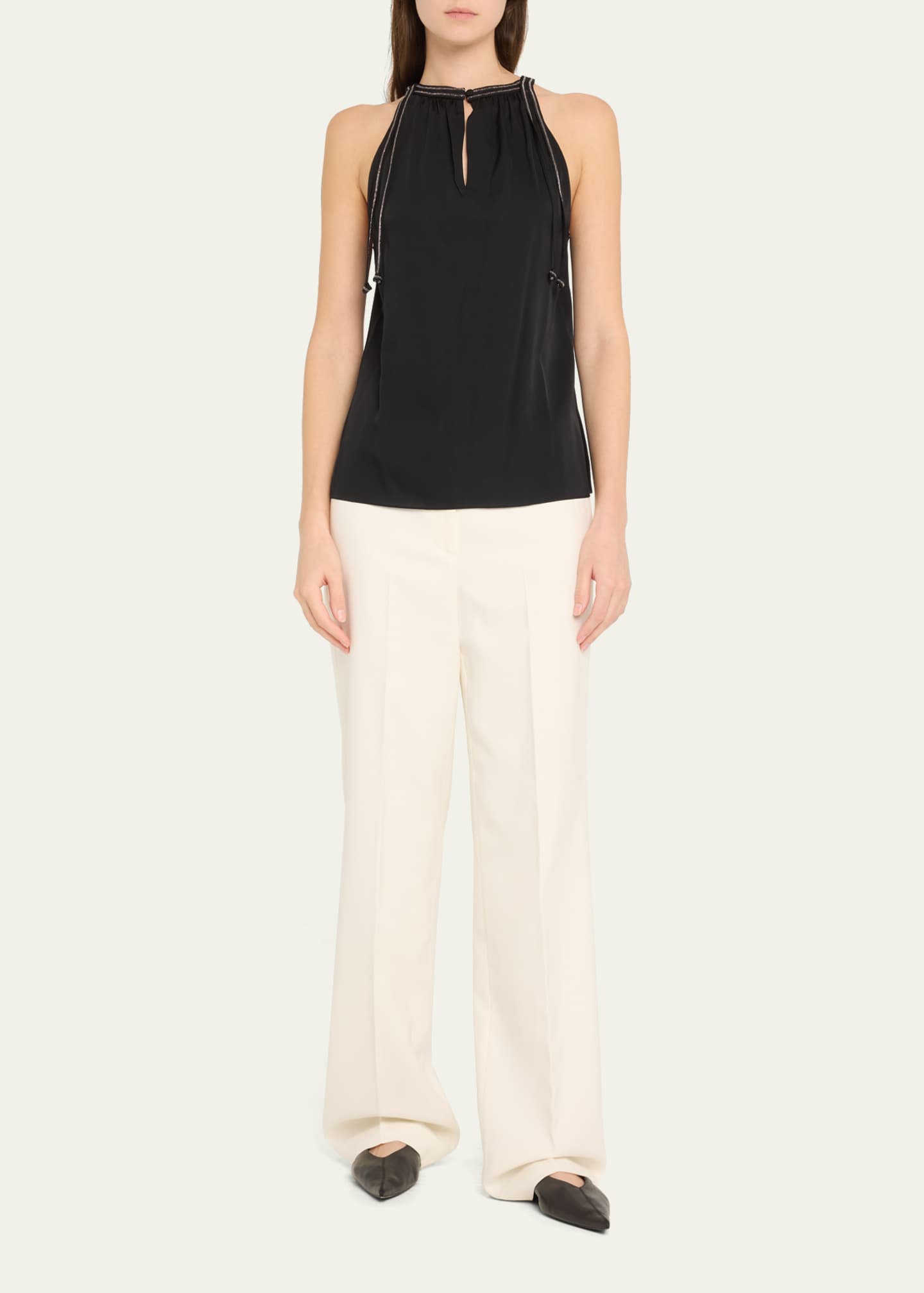 Kobi Halperin Misty Mid-Rise Straight-Leg Pants Image 2 of 5