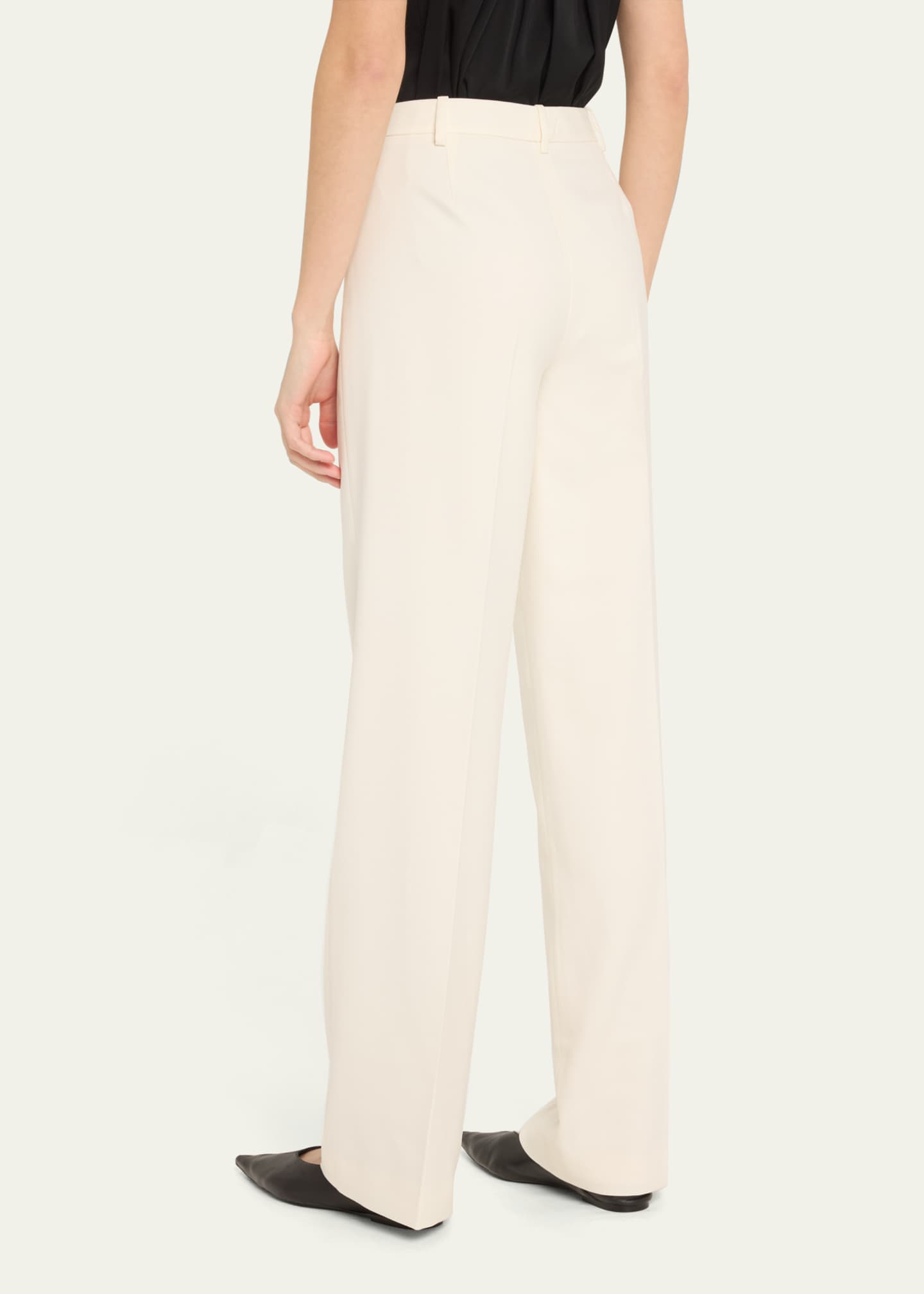 Kobi Halperin Misty Mid-Rise Straight-Leg Pants Image 3 of 5