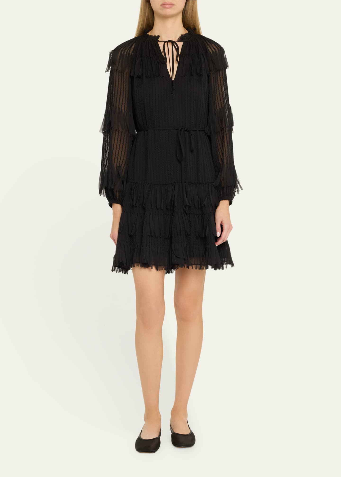 Kobi Halperin Nora Chiffon Mini Dress Image 2 of 5